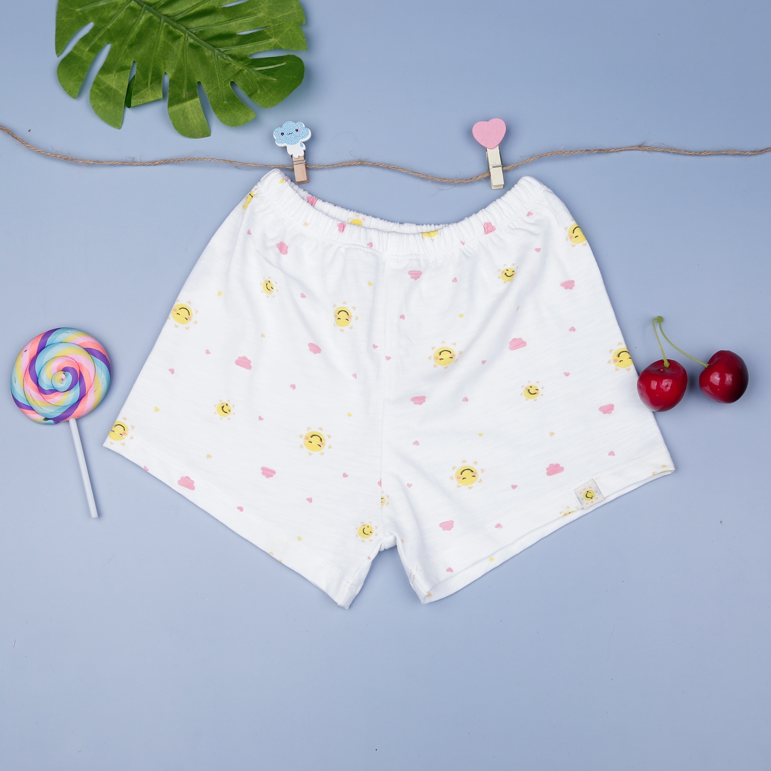 Bộ ba lỗ bé gái áo 2 dây quần hoa KidsPlaza M21H  hình 4