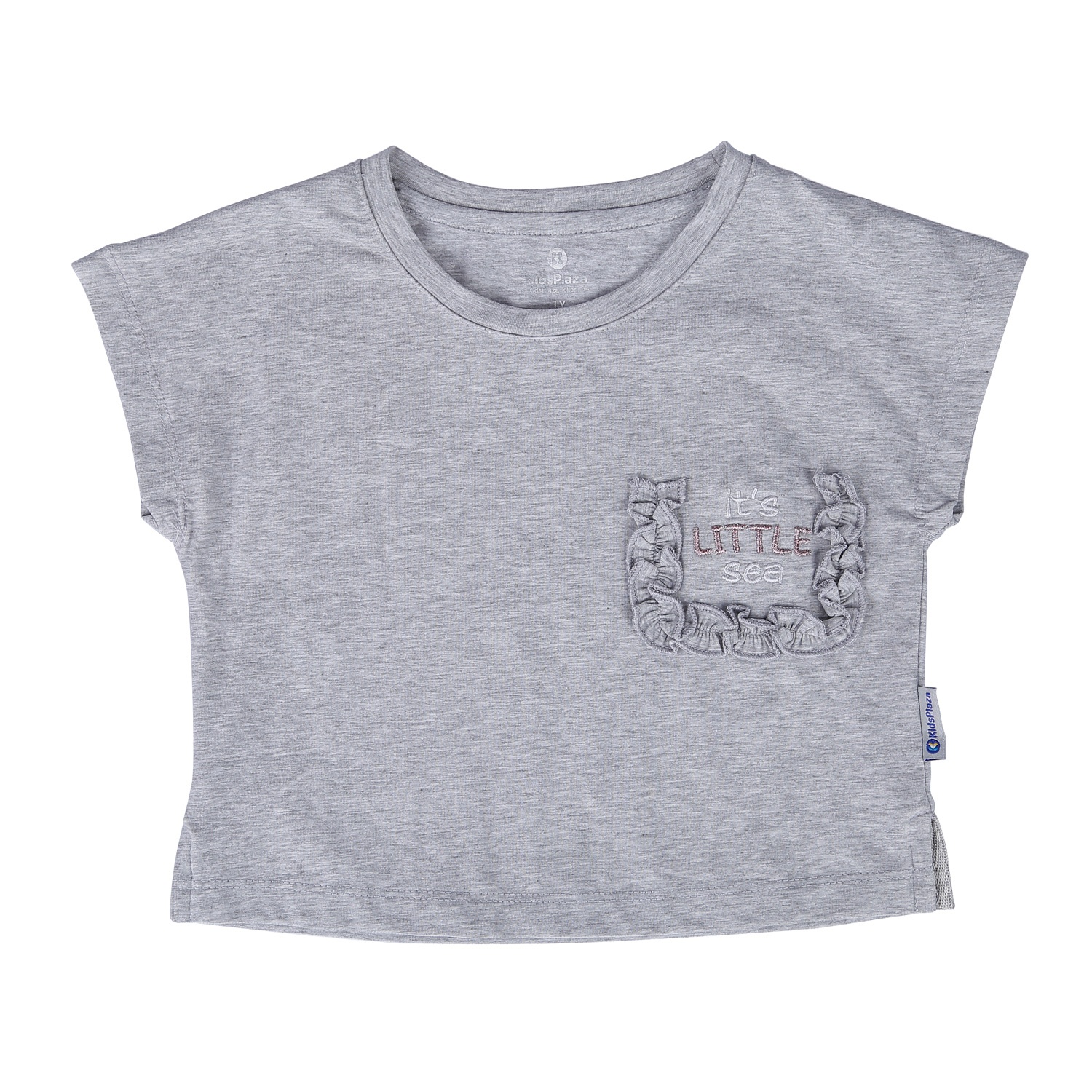 Bộ cộc bé gái thêu little túi KidsPlazaTT22H Ghi  hình 2