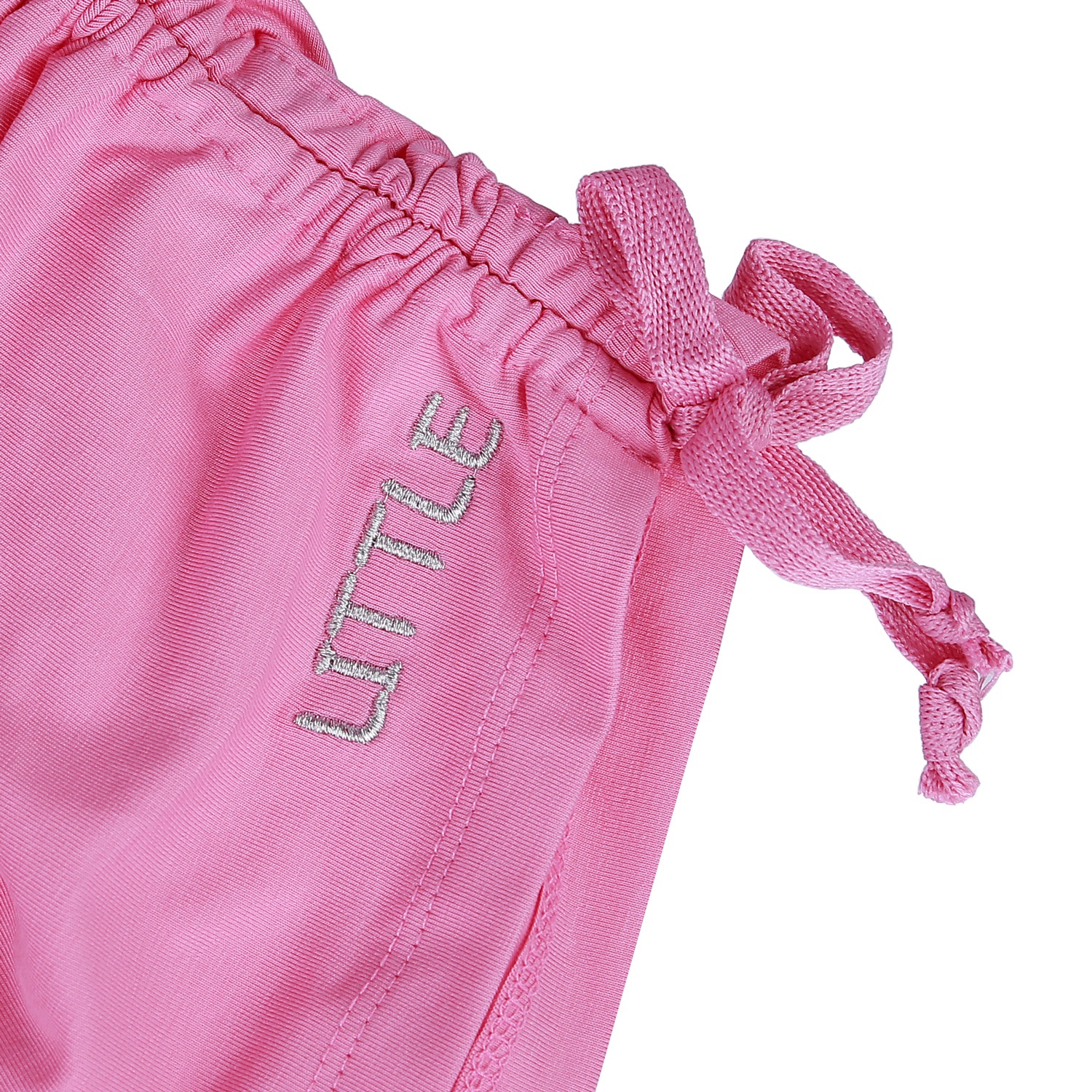 Bộ cộc bé gái thêu little túi KidsPlazaTT22H Ghi  hình 6