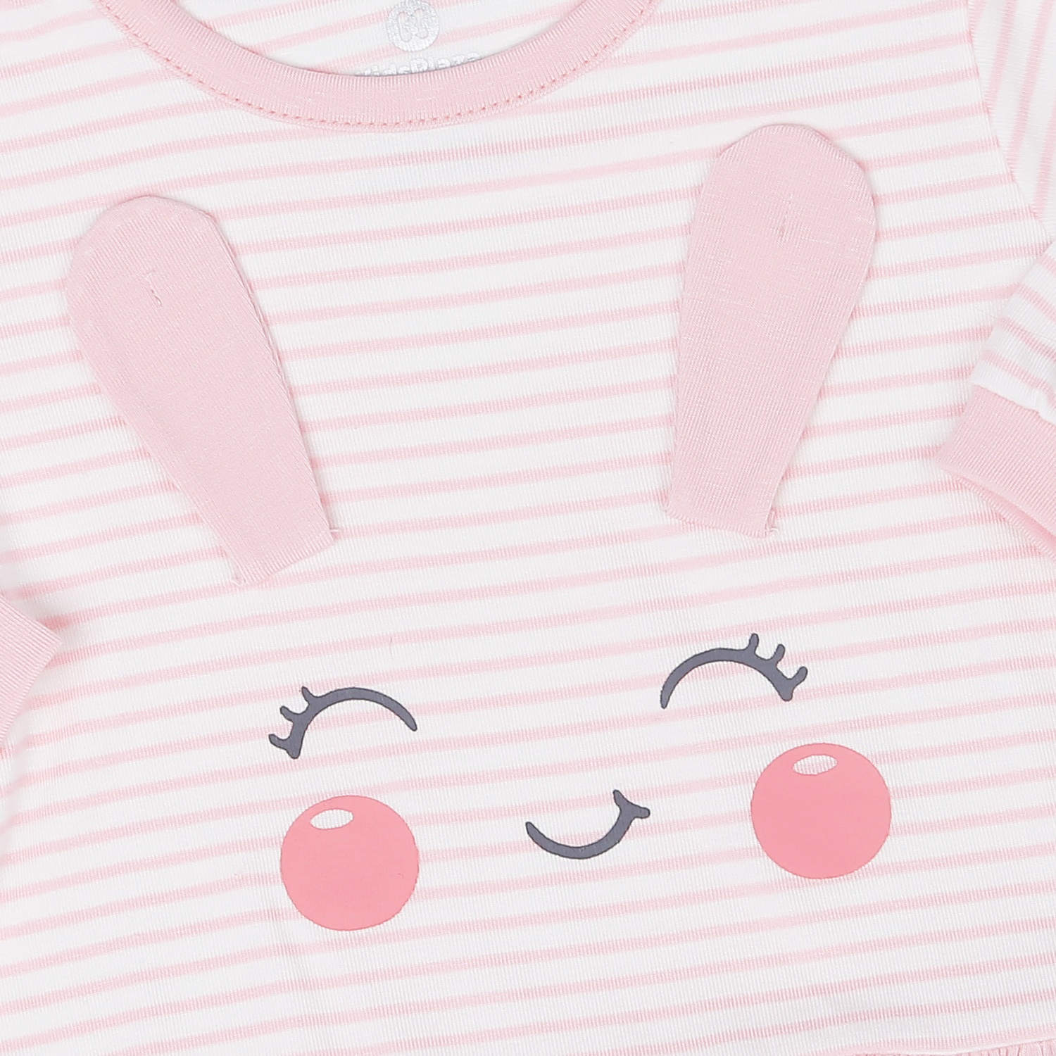 Bộ quần áo dài tay cài vai Otis KidsPlaza ND22T (Kẻ hồng) hình 5