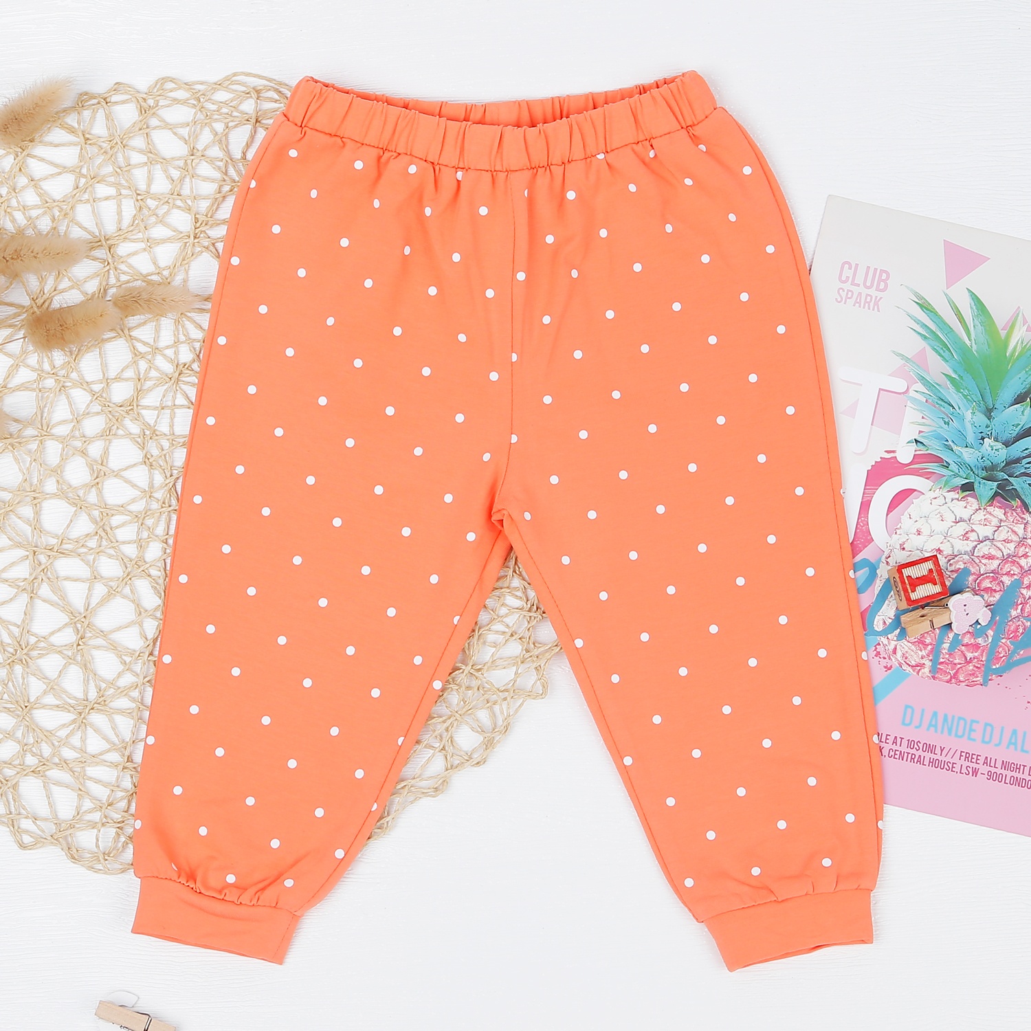 Bộ quần áo bé gái dài tay KidsPlaza in gà con trắng TT22T hình 4