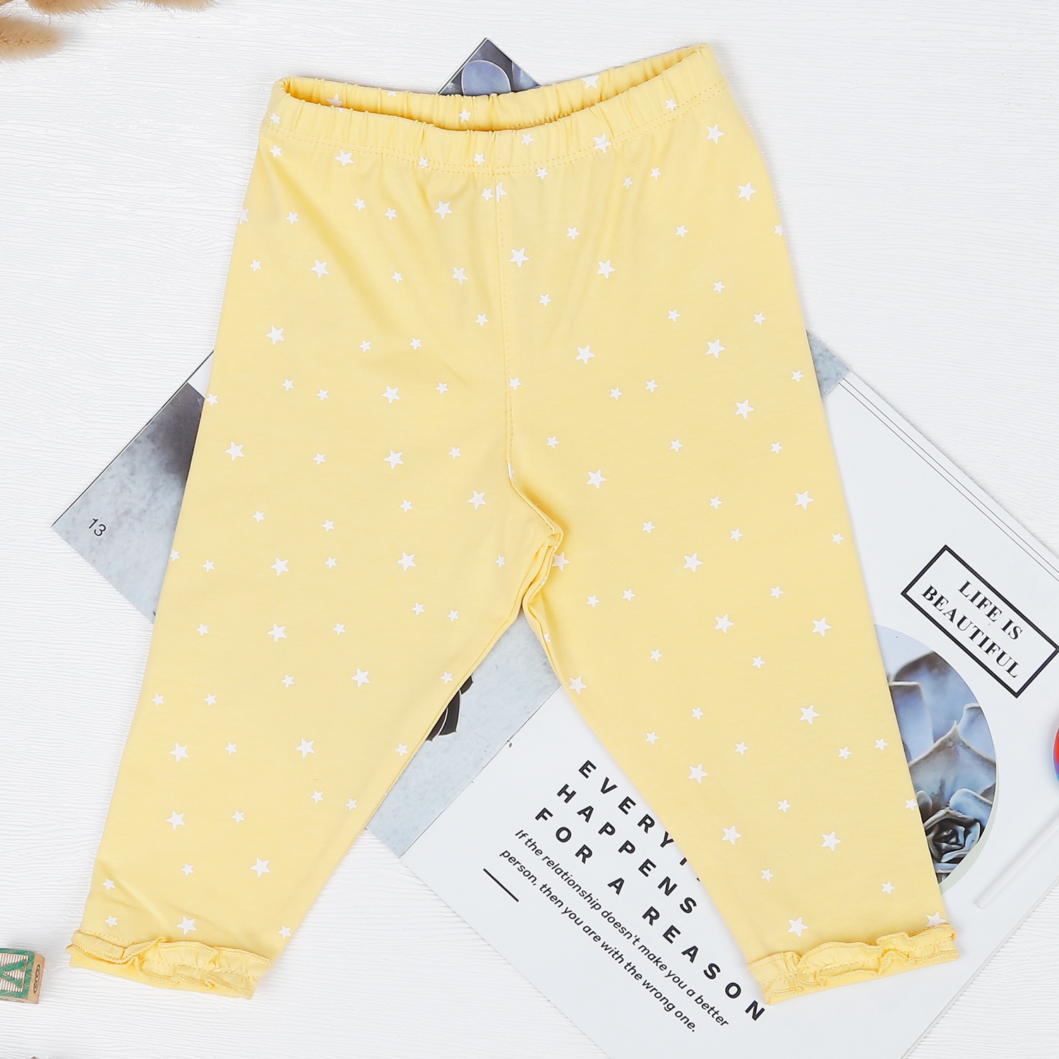 Bộ quần áo bé gái KidsPlaza in hình Kỳ Lân ND22T (Tiêu vàng) hình 3