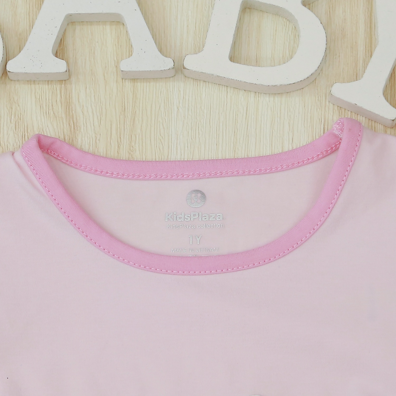 Bộ quần áo cộc tay bé gái KidsPlaza in ngựa TT22H (Hồng) hình 3