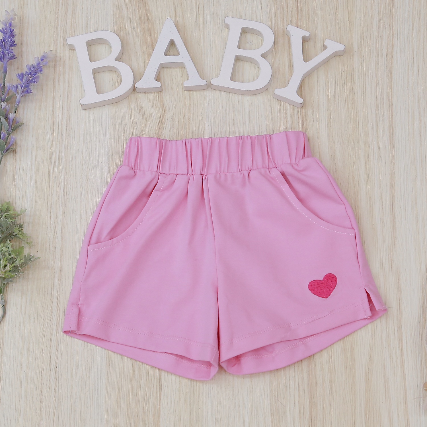 Bộ quần áo cộc tay bé gái KidsPlaza in ngựa TT22H (Hồng) hình 6