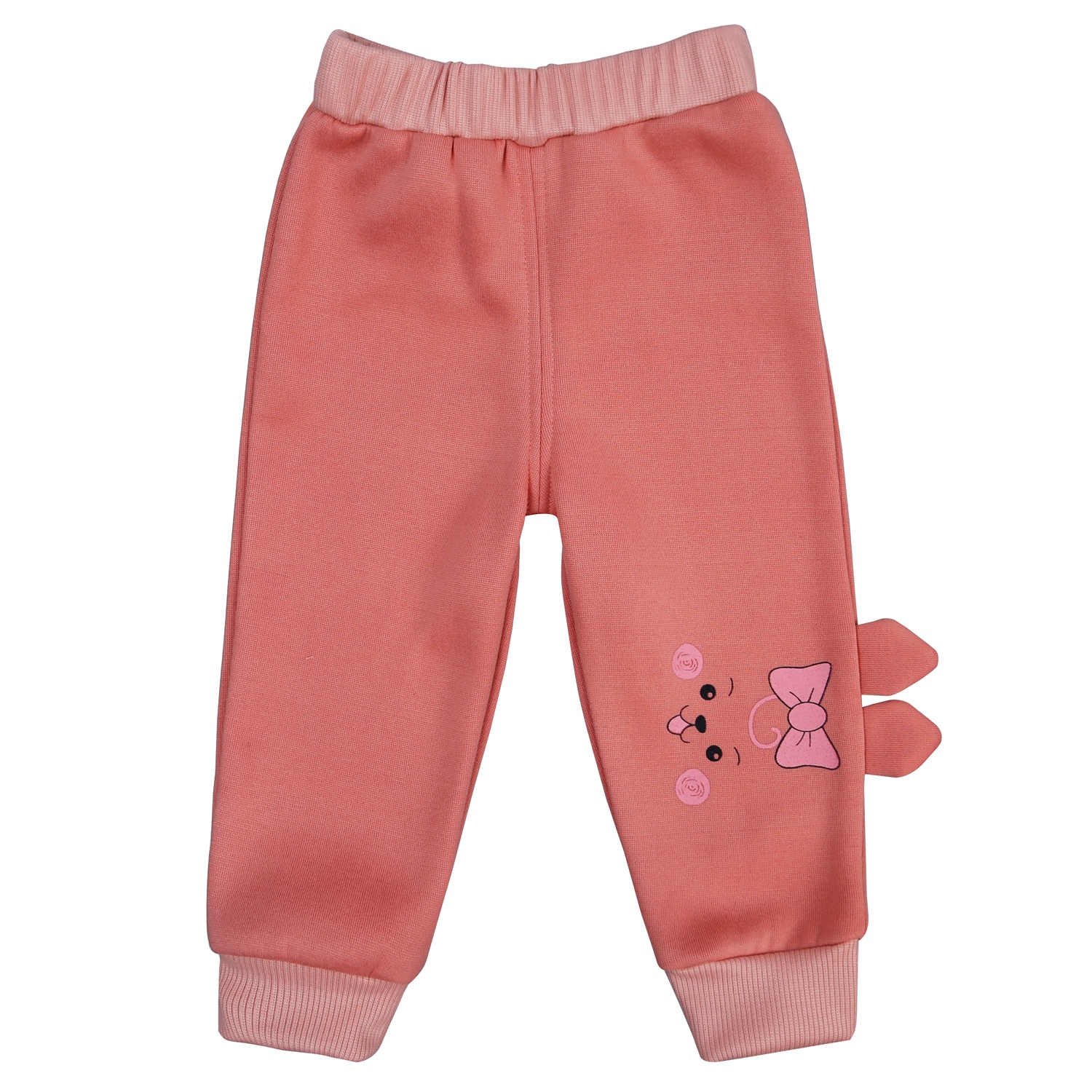 Bộ quần áo nỉ bông KidsPlaza dành cho bé gái in Cừu Cute M21Đ (Hồng) hình 5