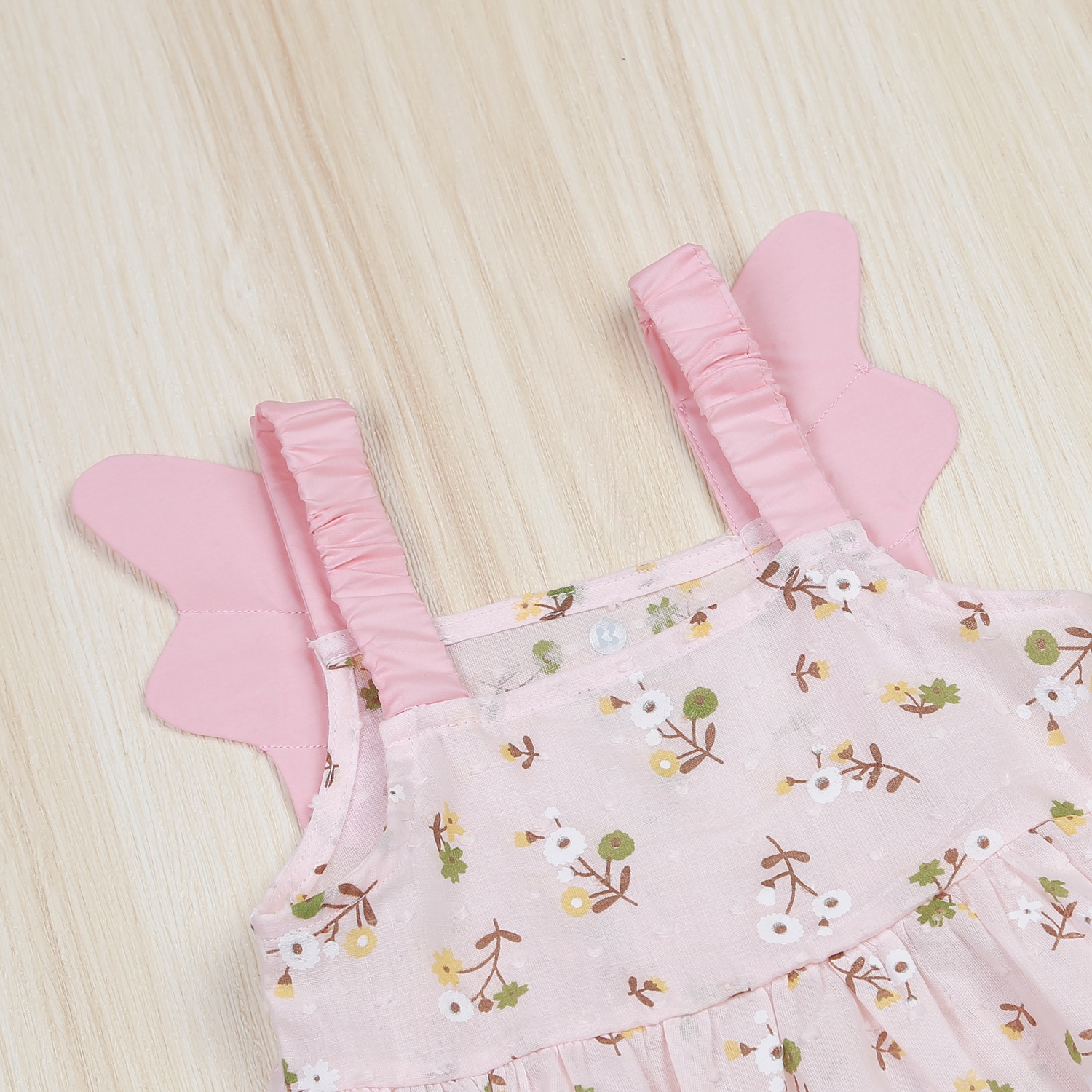 Set váy hoa thiên thần cho bé gái KidsPlaza HN22H (Hồng) hình 3