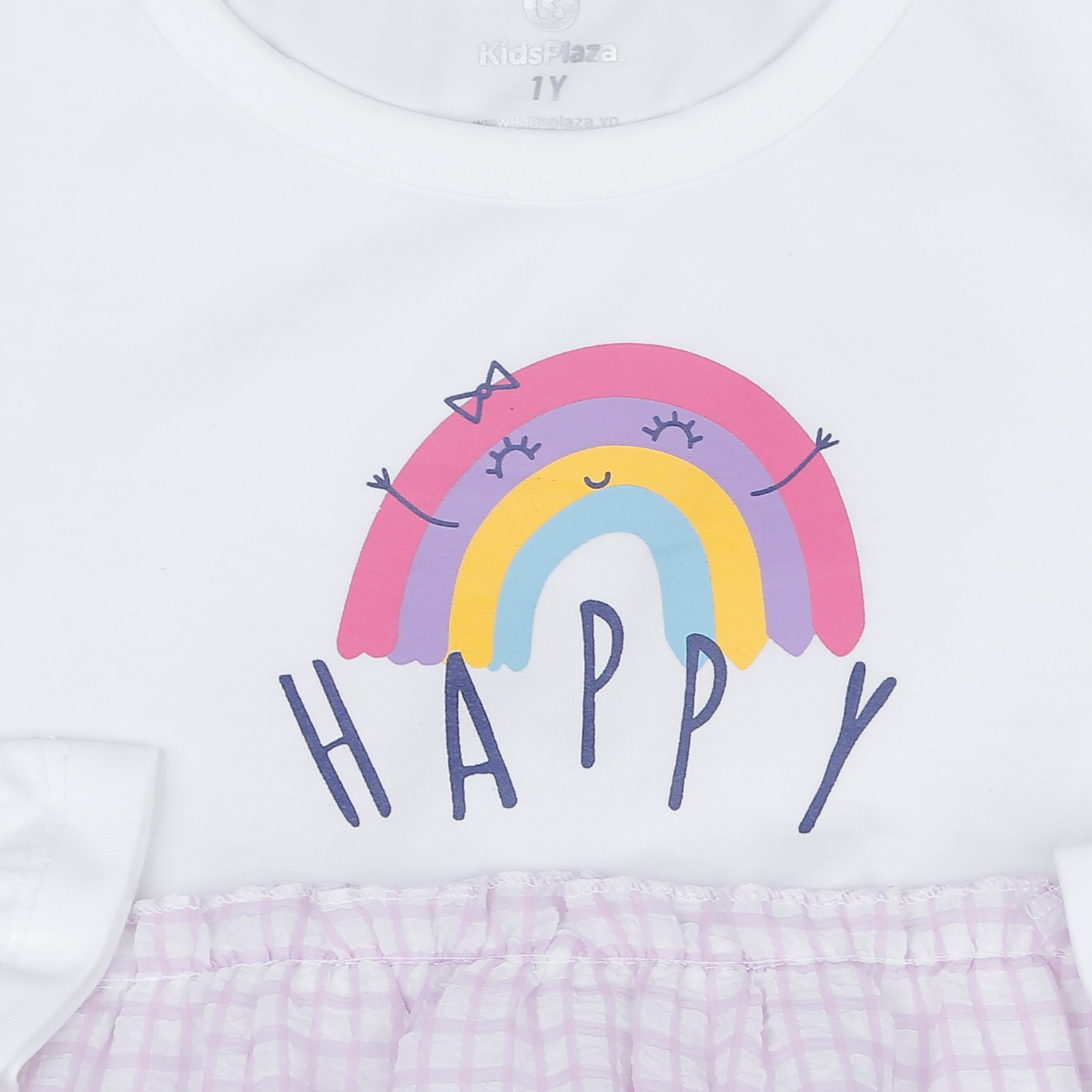 Váy bé gái dài tay Kidslaza in Happy AT22T hình 4