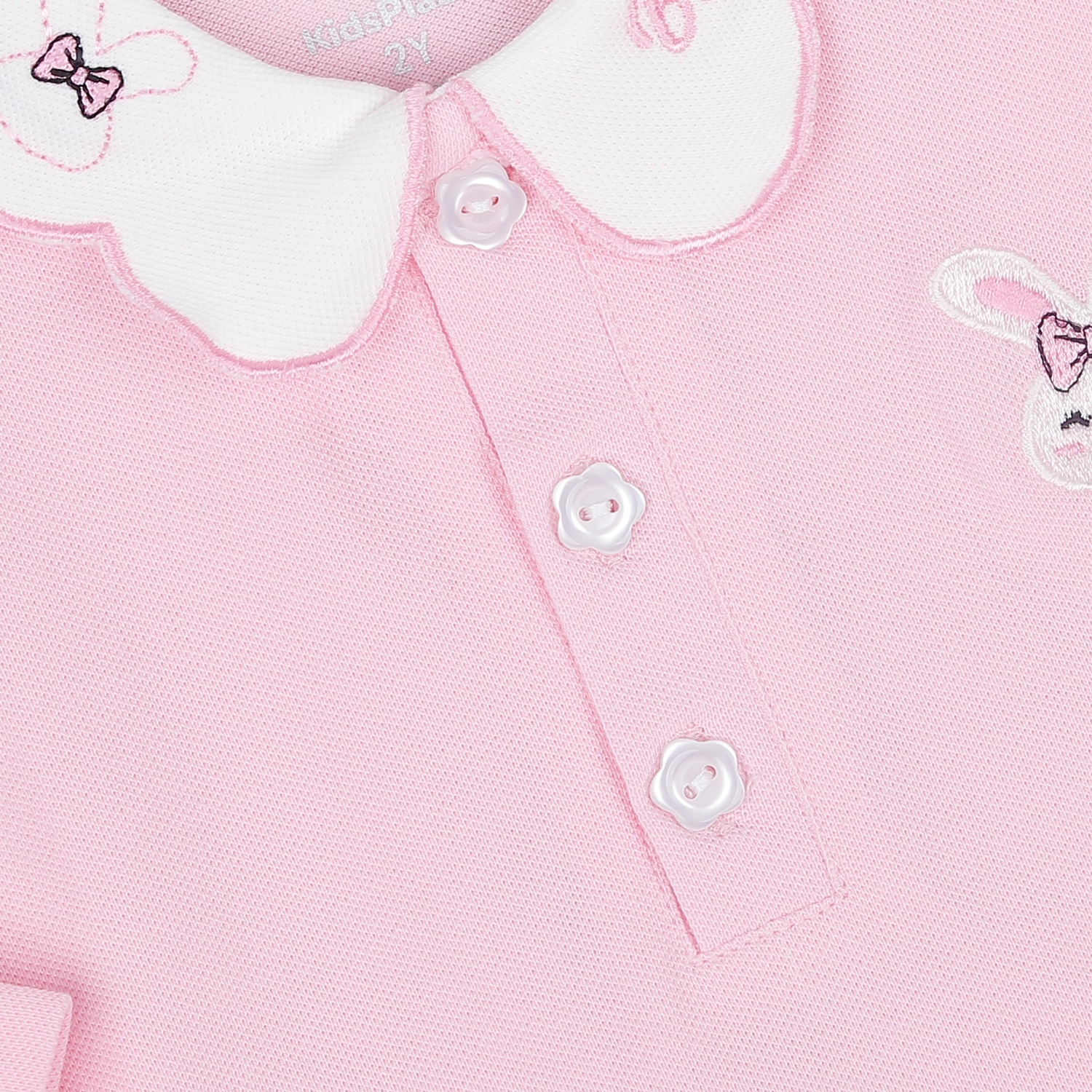 Váy bé gái dài tay KidsPlaza cổ sen HN22T (Hồng) hình 3