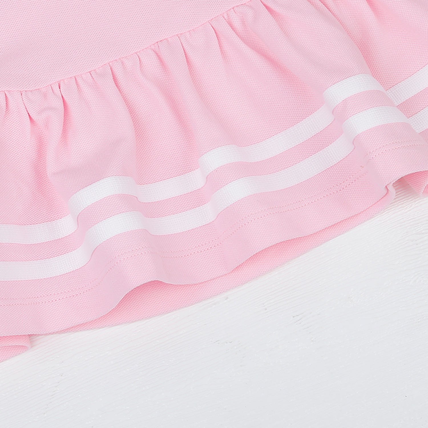 Váy bé gái dài tay KidsPlaza cổ sen HN22T (Hồng) hình 4