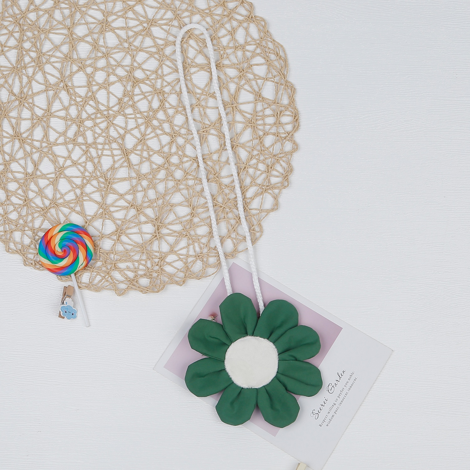 Váy bé gái KidsPlaza cổ sen bèo in hoa M22T hình 4