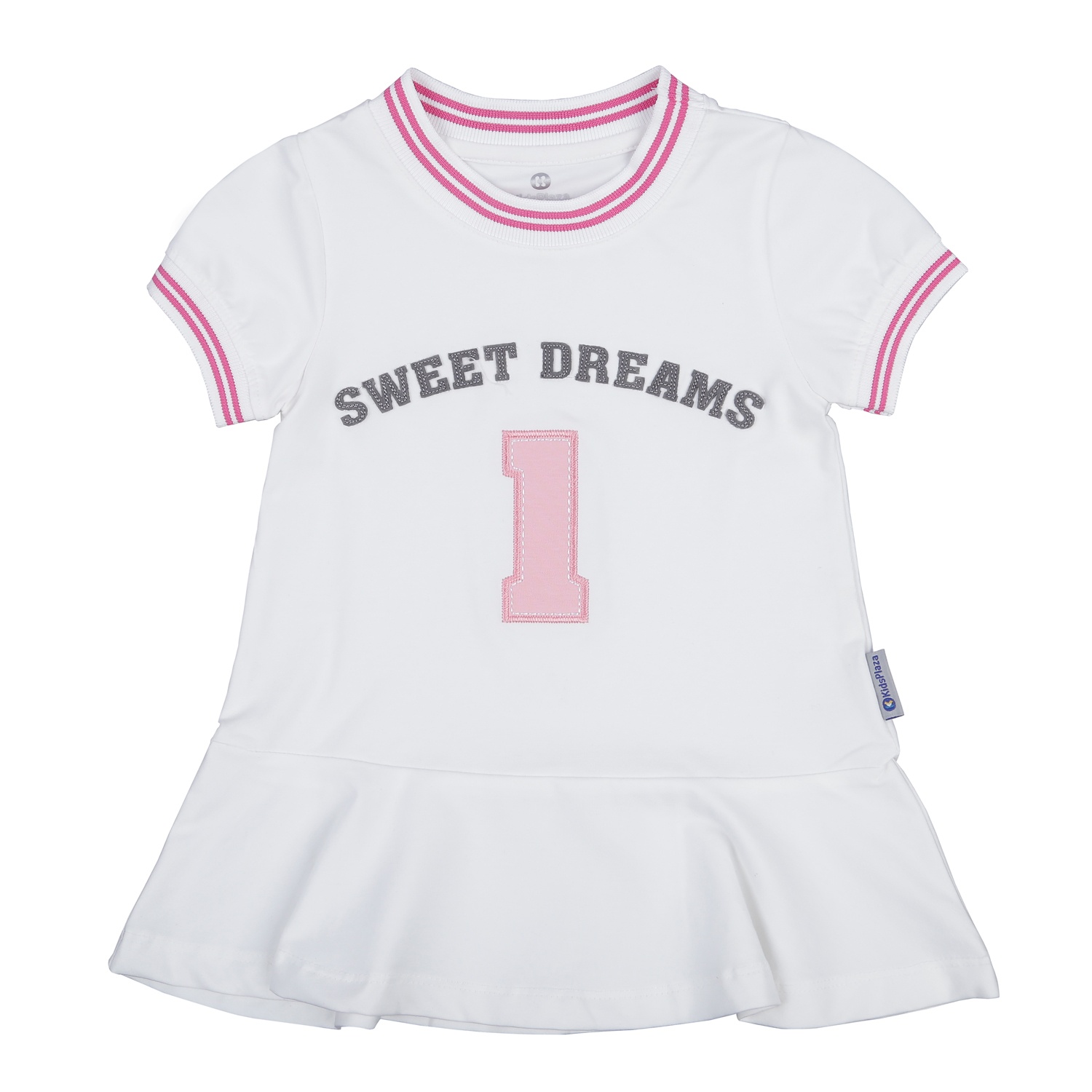 Váy bé gái KidsPlaza thêu số 1 TT22H (Trắng) hình 1