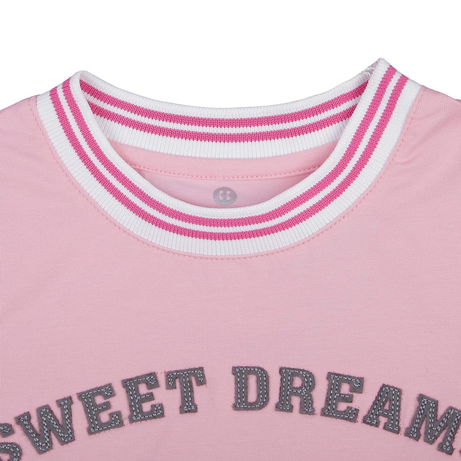 Váy cộc tay bé gái thêu họa tiết số 1 KidsPlaza (Hồng)  hình 2