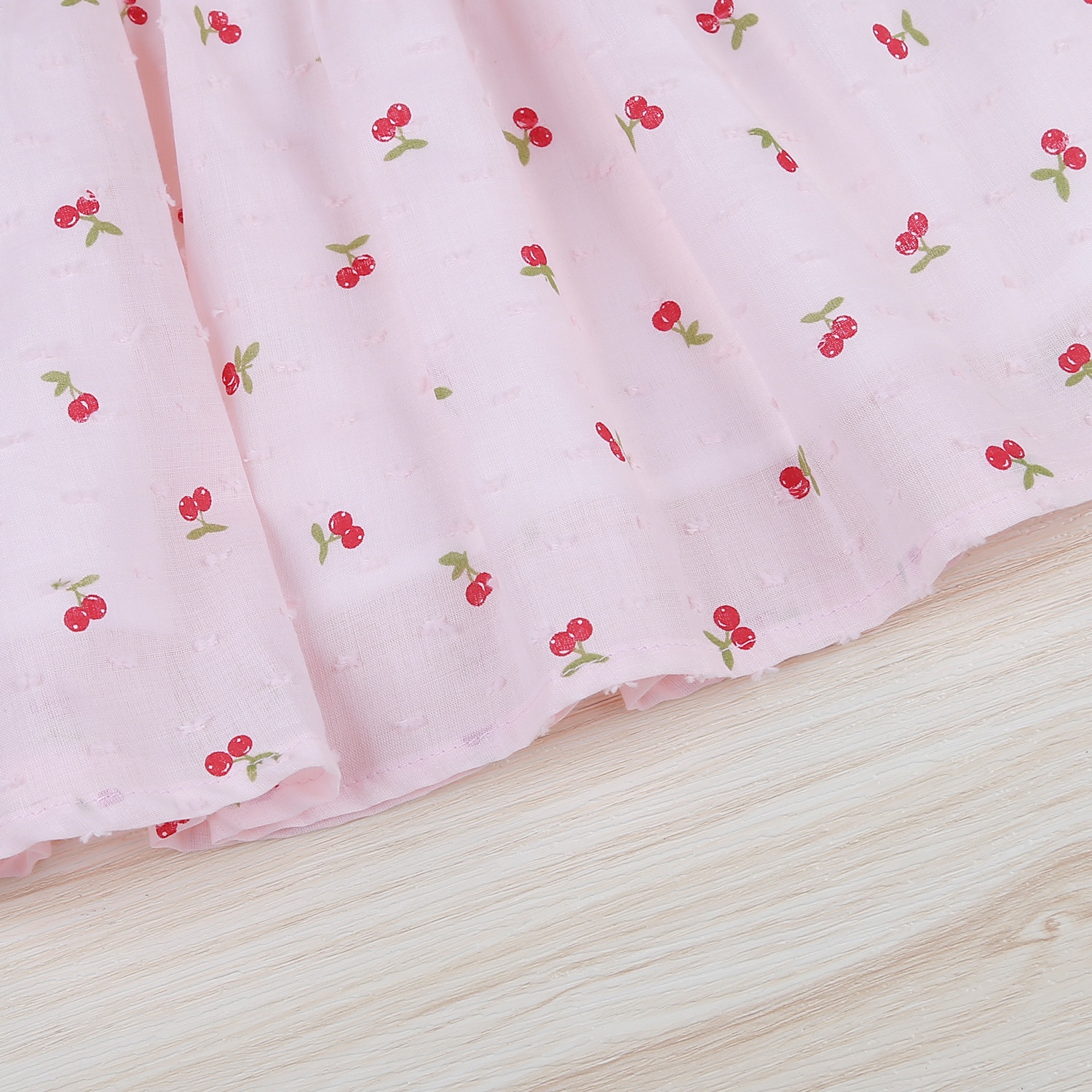 Váy nơ bé gái KidsPlaza cherry HN22H (Hồng) hình 4