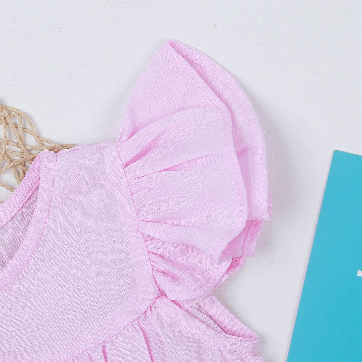 Váy xòe phối nhiều màu KidsPlaza hồng trắng AT22H hình 3