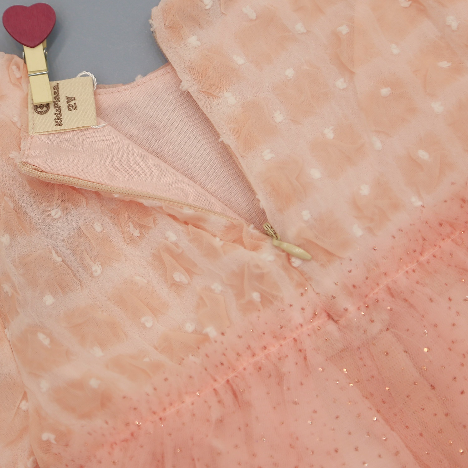 Váy TuTu tay bồng KidsPlaza M21H (Hồng) hình 2