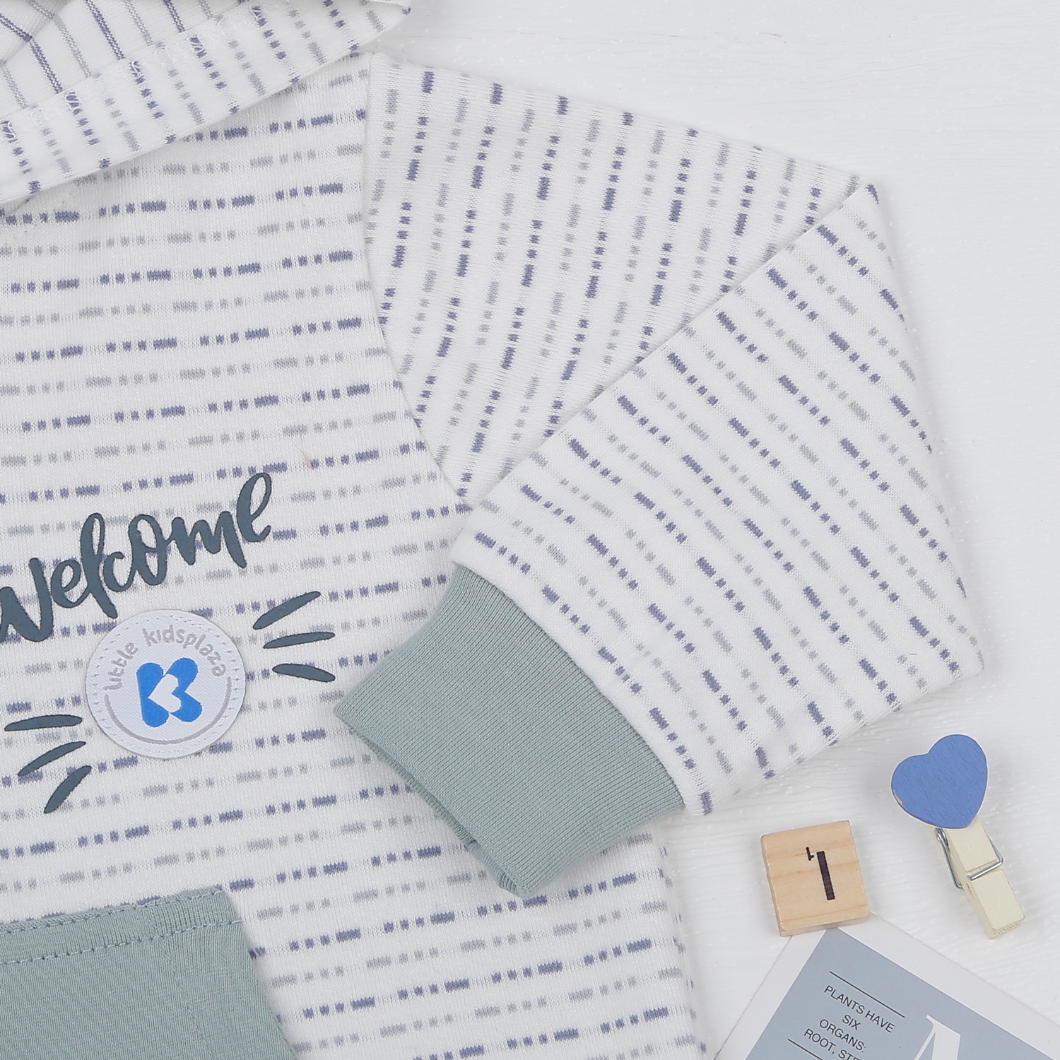 Áo khoác bé trai KidsPlaza kẻ nét đứt ND22D  hình 3