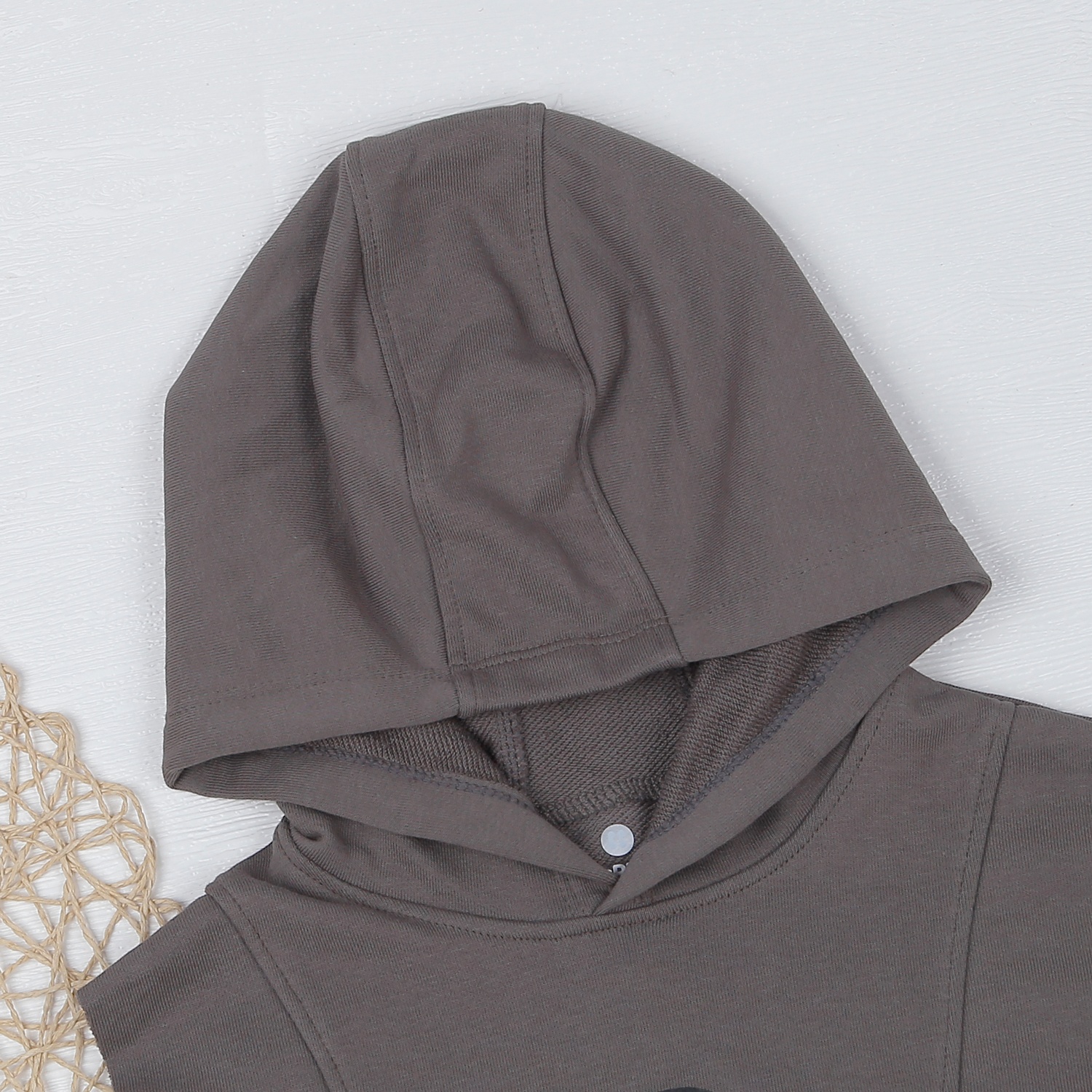 Set 2 áo bé trai KidsPlaza có mũ in Play HN22D (Xám)  hình 3