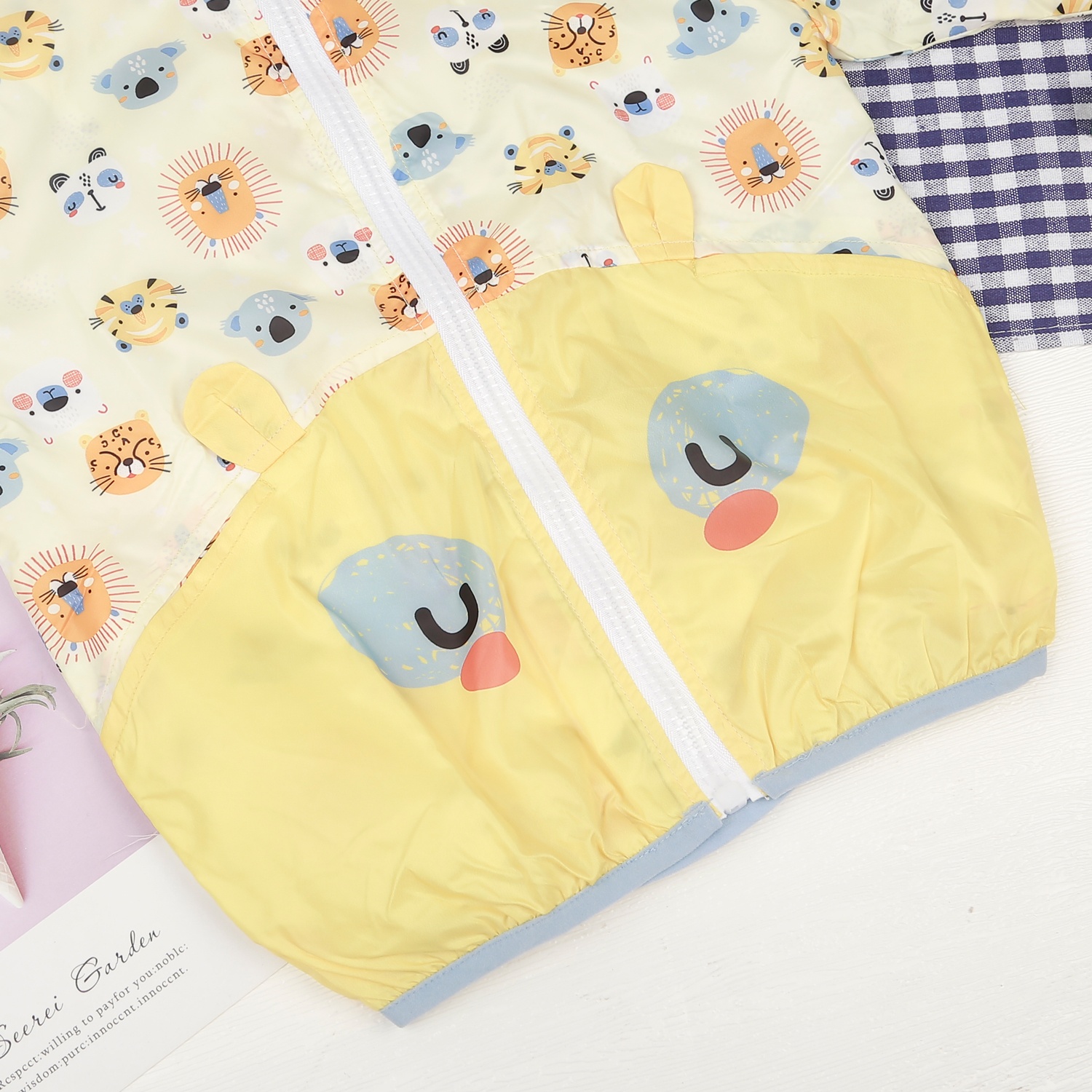 Áo gió bé trai KidsPlaza in hình sư tử vàng M22T hình 3