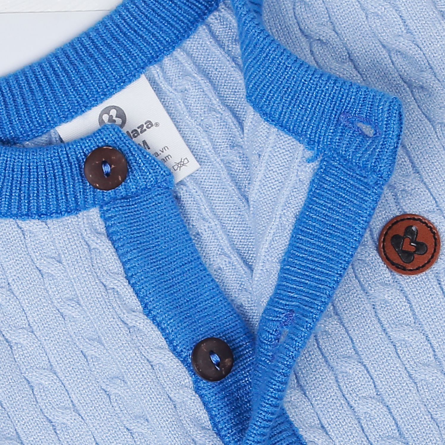 Áo len bé trai cài giữa KidsPlaza ND22D (Xanh dương) hình 4