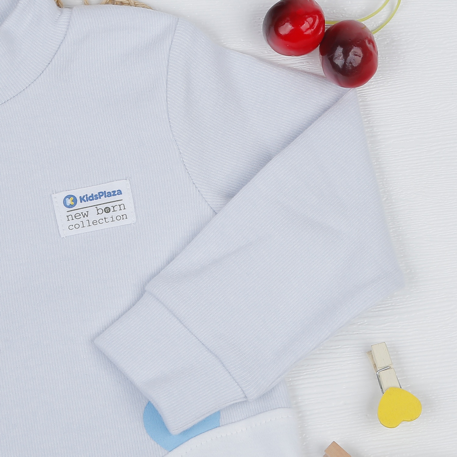 Áo nhung cổ 3 phân KidsPlaza in thú HN22D (Xanh) hình 3