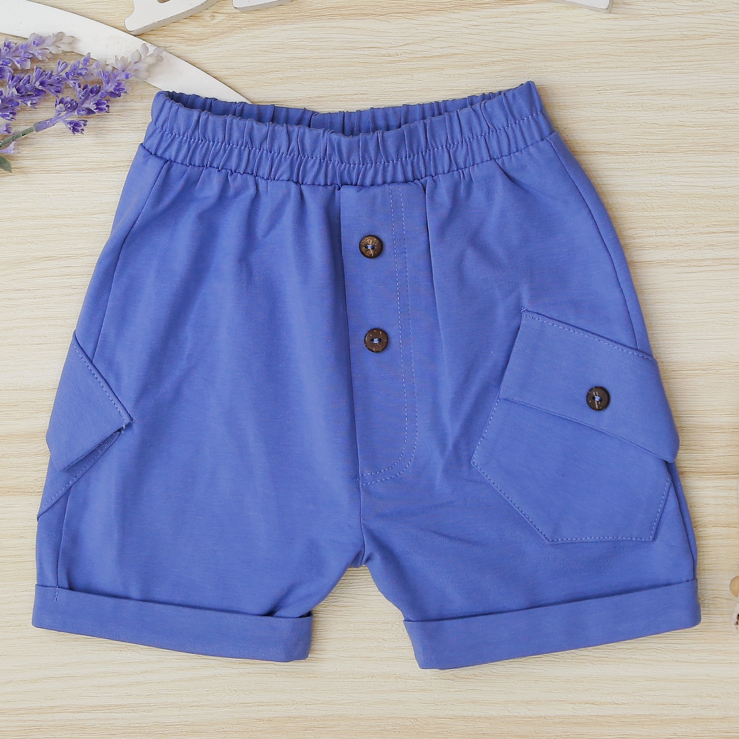 Bộ cộc bé trai in khủng long ăn cỏ KidsPlaza TT22H (Ghi) hình 6