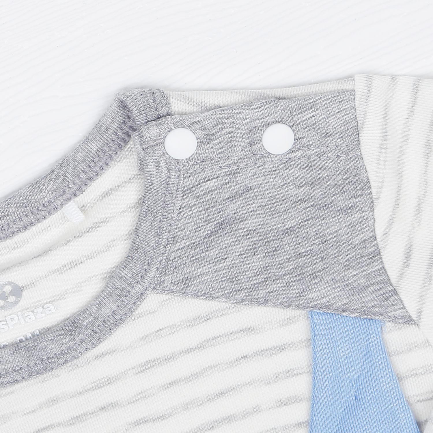 Bộ quần áo dài tay cài vai Otis KidsPlaza ND22T (Kẻ ghi) hình 5