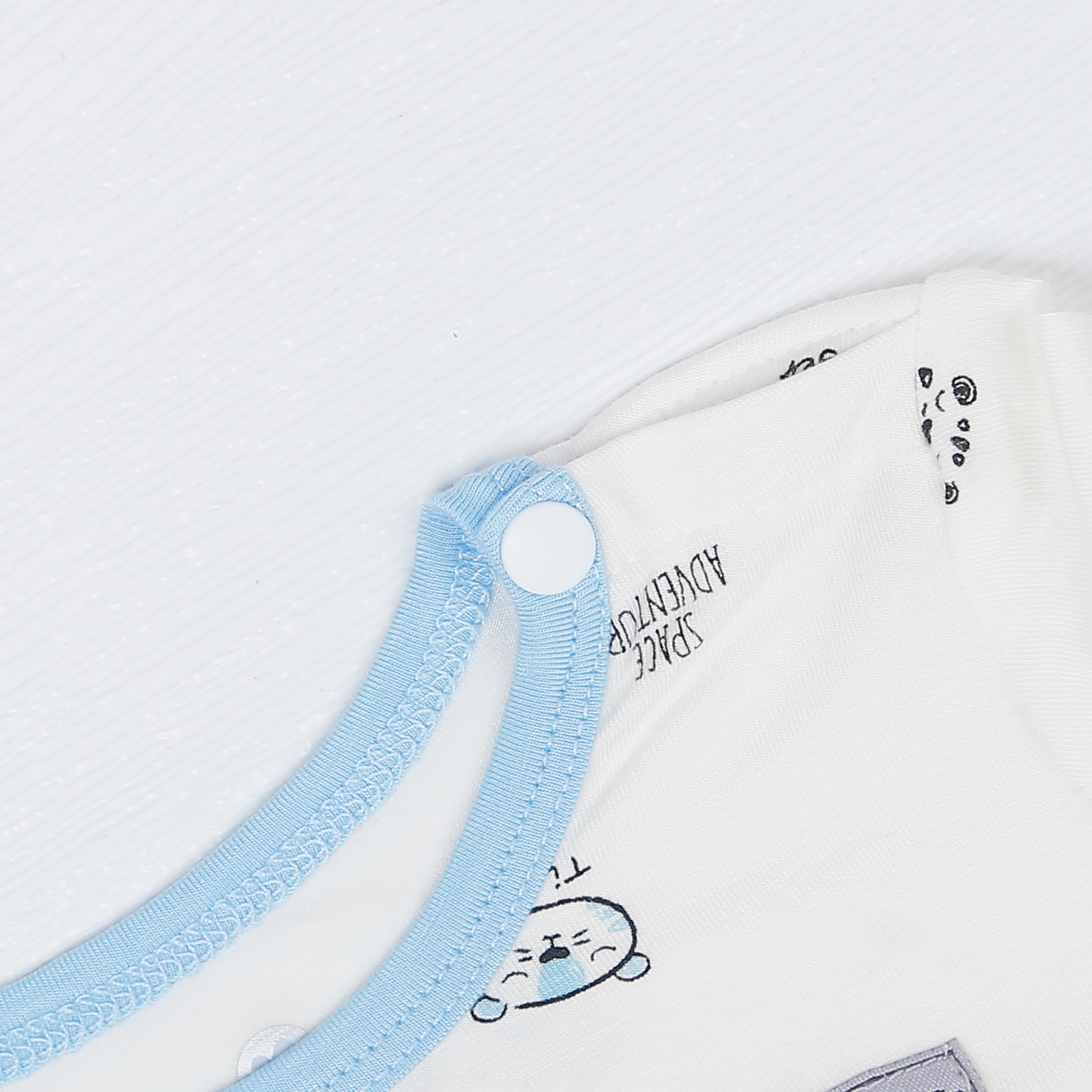 Bộ quần áo bé trai cài vai in Tiger KidsPlaza M22T (Xanh)  hình 3