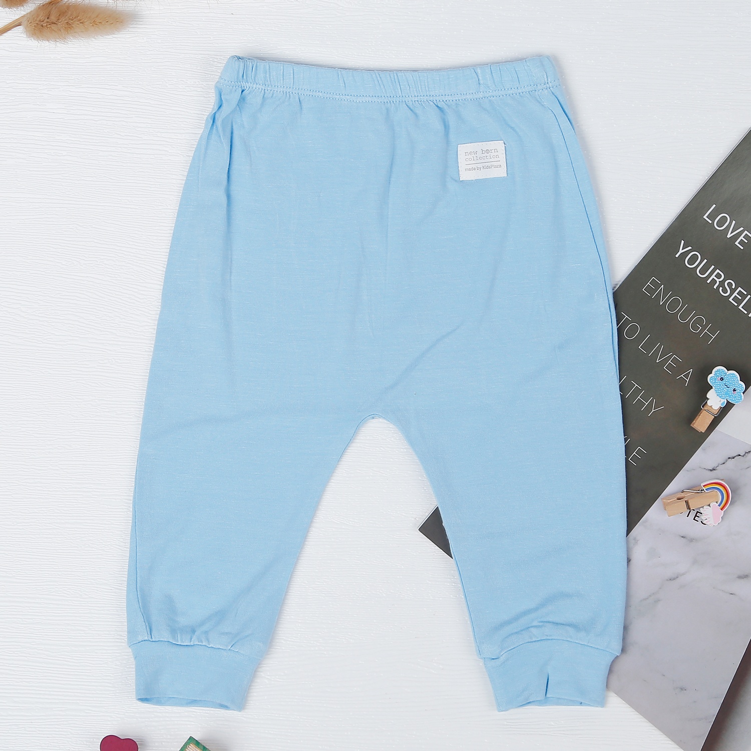 Bộ quần áo bé trai cài vai in Tiger KidsPlaza M22T (Xanh)  hình 6