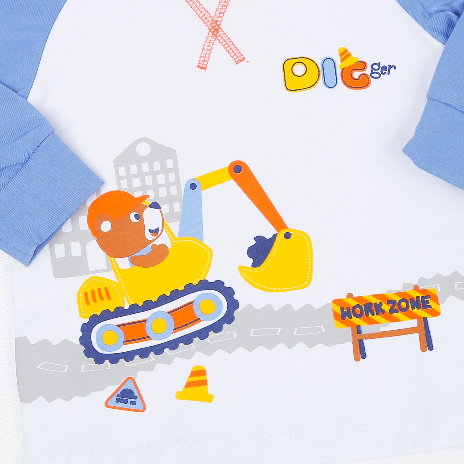 Bộ quần áo bé trai dài tay in Dicger TT22T hình 4