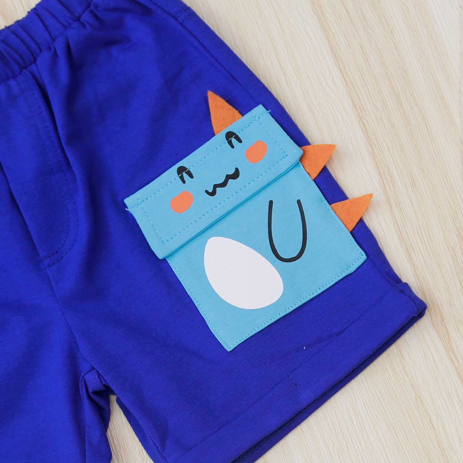 Bộ quần áo cộc tay bé trai Kids Plaza in khủng long Dino TT22H hình 6