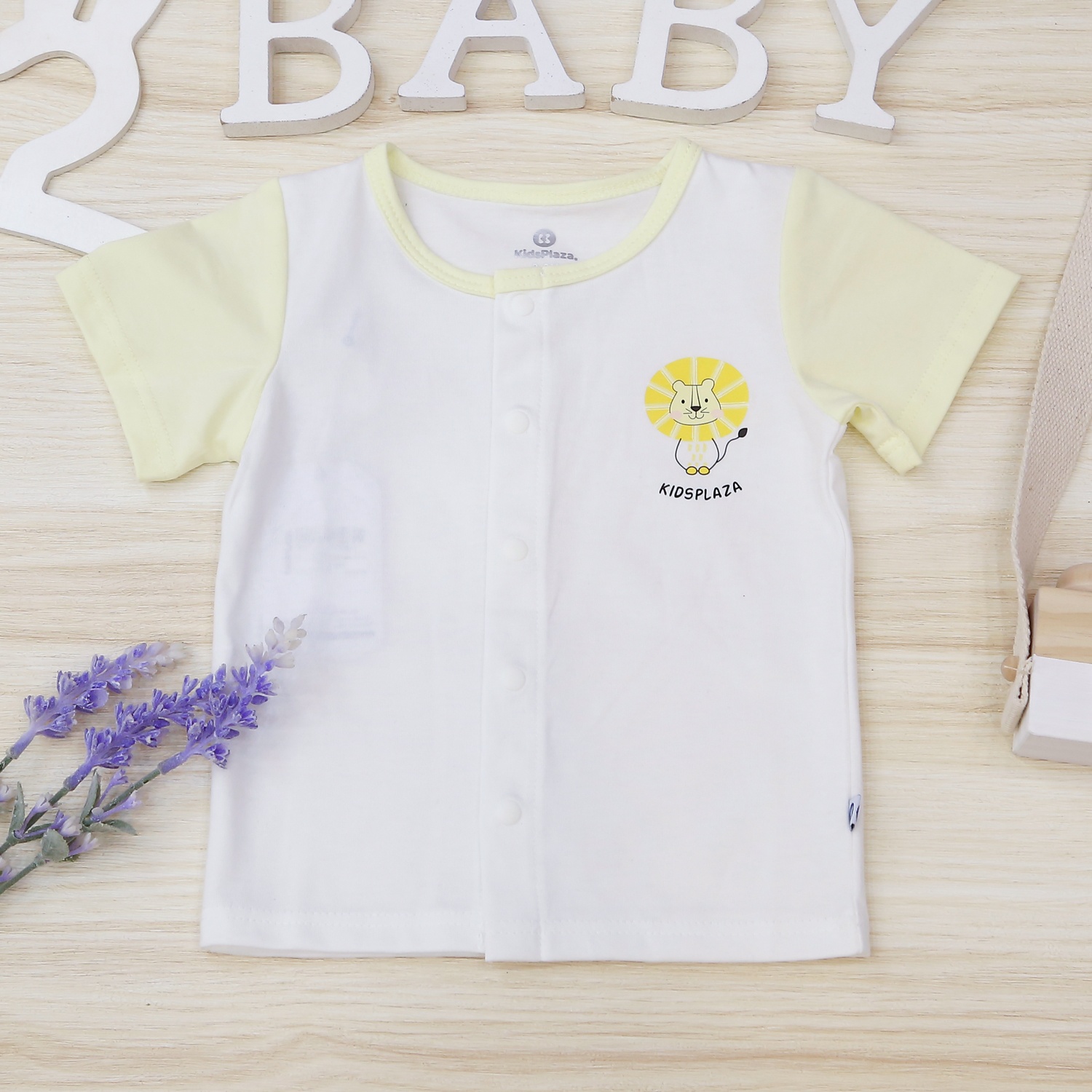 Bộ quần áo cộc tay cài giữa KidsPlaza KA22 cho bé hình 2