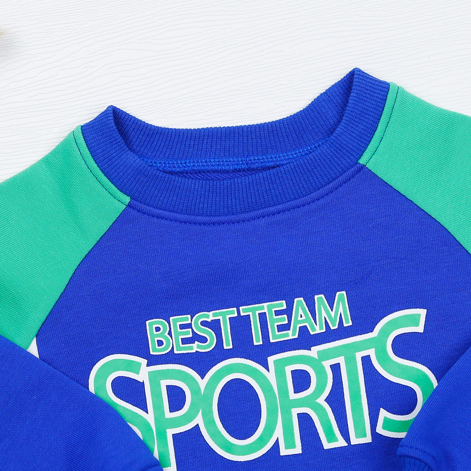 Bộ quần áo dài tay bé trai KidsPlaza phối in Sports HN22D hình 3