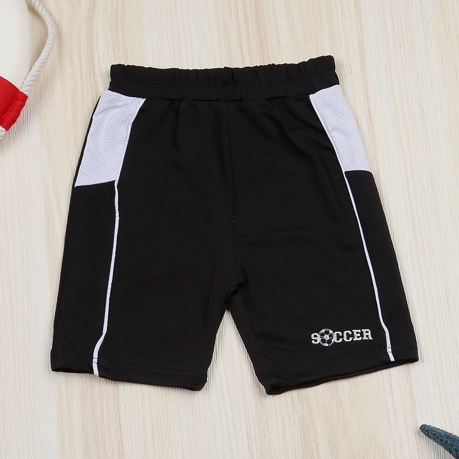 Bộ cộc bé trai thêu bóng KidsPlaza VY22H Trắng hình 5