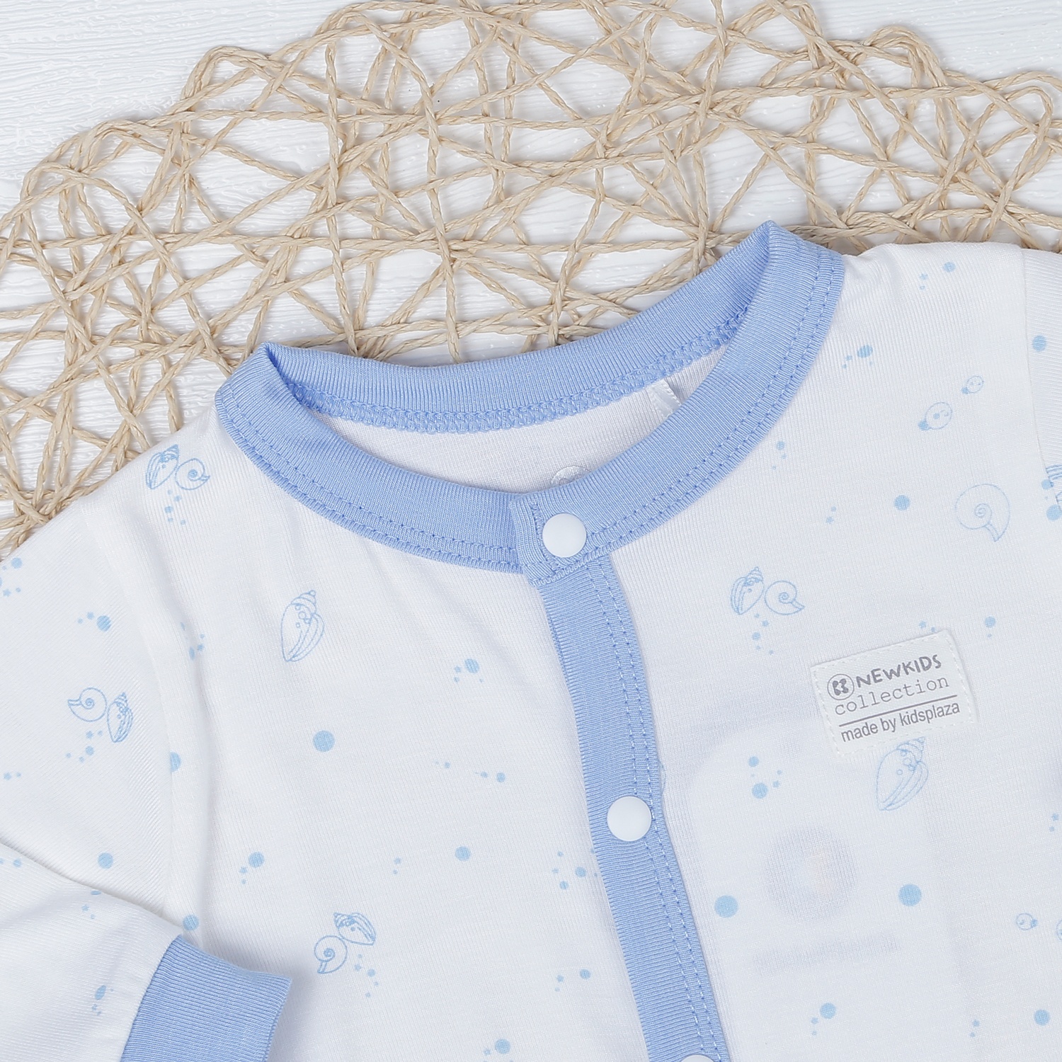 Body bé trai dài tay cài giữa Otis TinX KidsPlaza ND22T hình 2