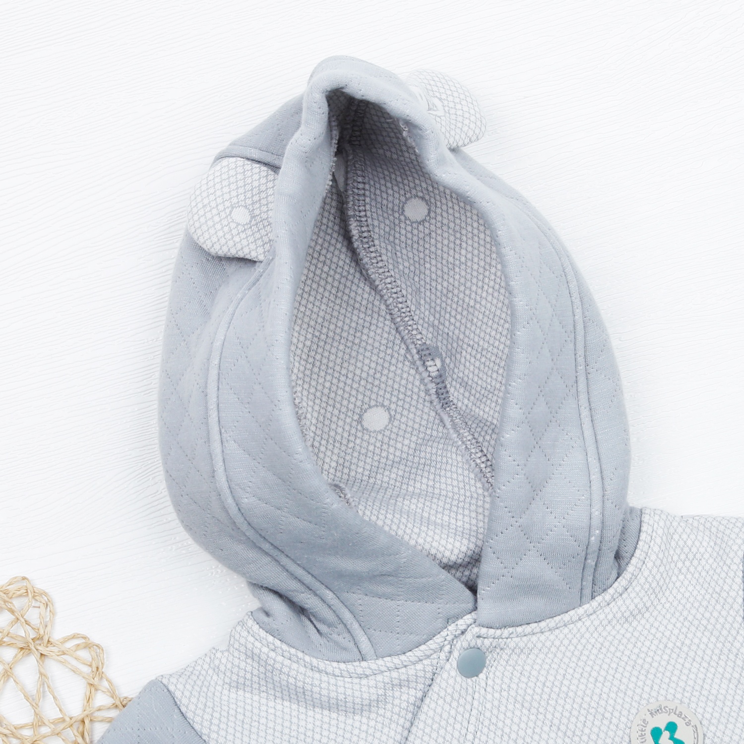 Áo khoác bông voi bé trai KidsPlaza HN22D (Xanh rêu) hình 4