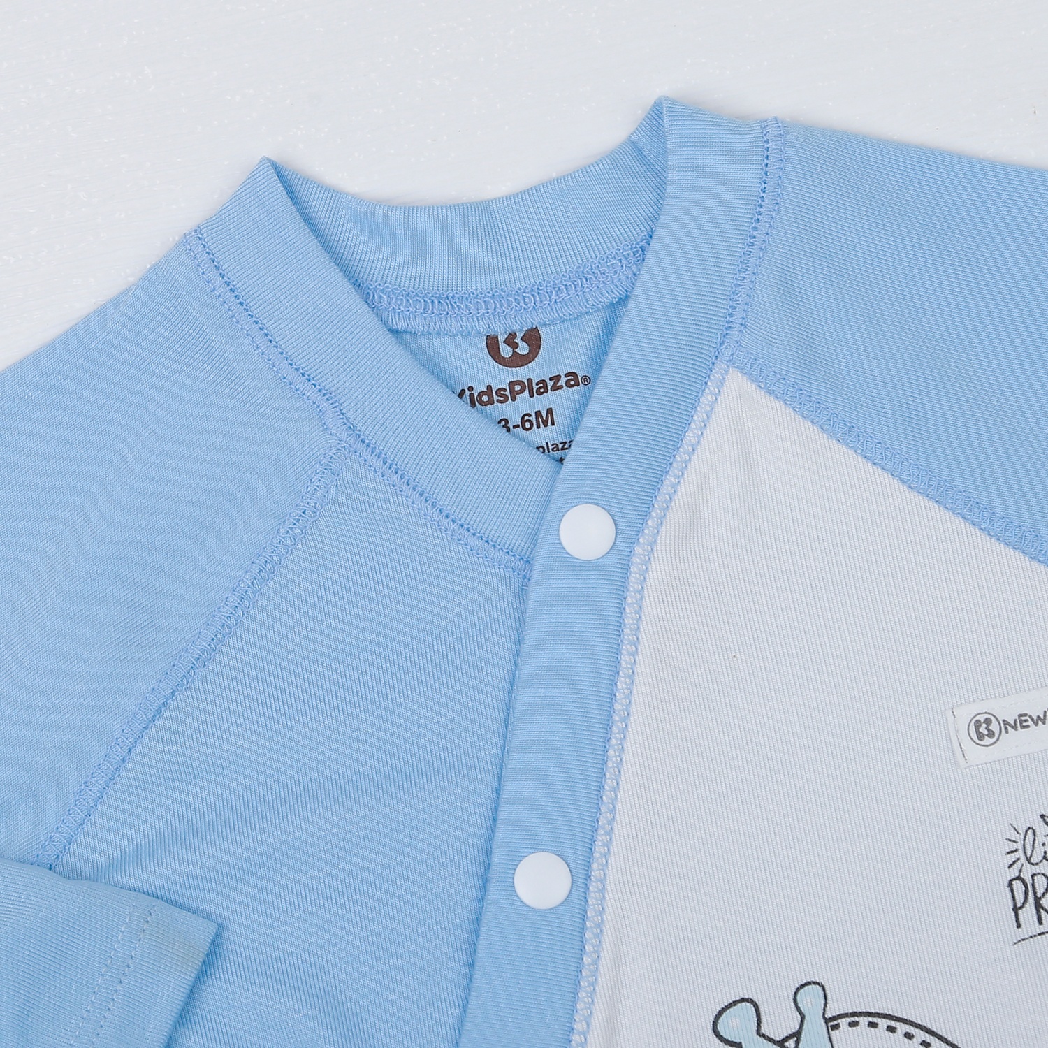 Bộ quần áo dài tay bé trai KidsPlaza in hình mây M22D  hình 4