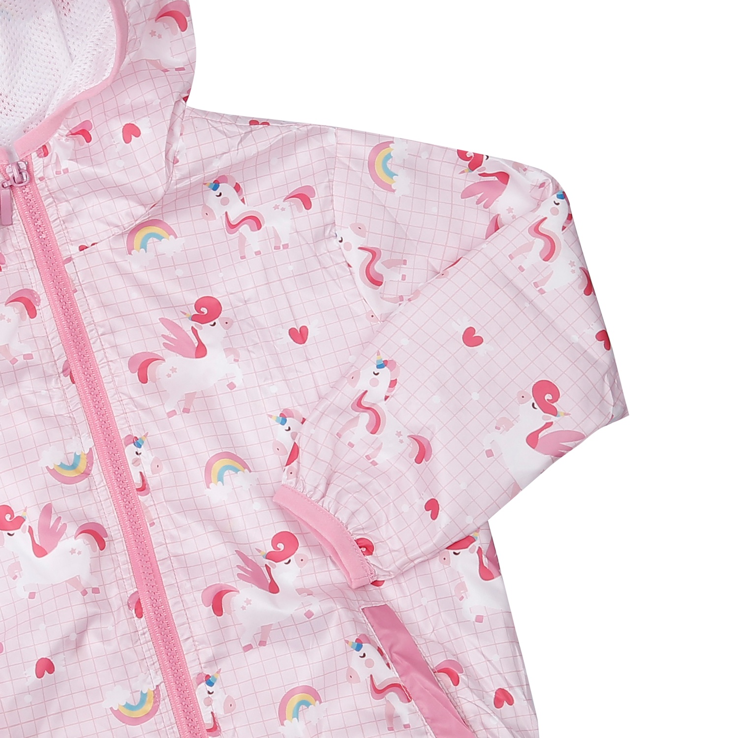 Áo gió bé gái KidsPlaza in ngựa M23T (Hồng) hình 3