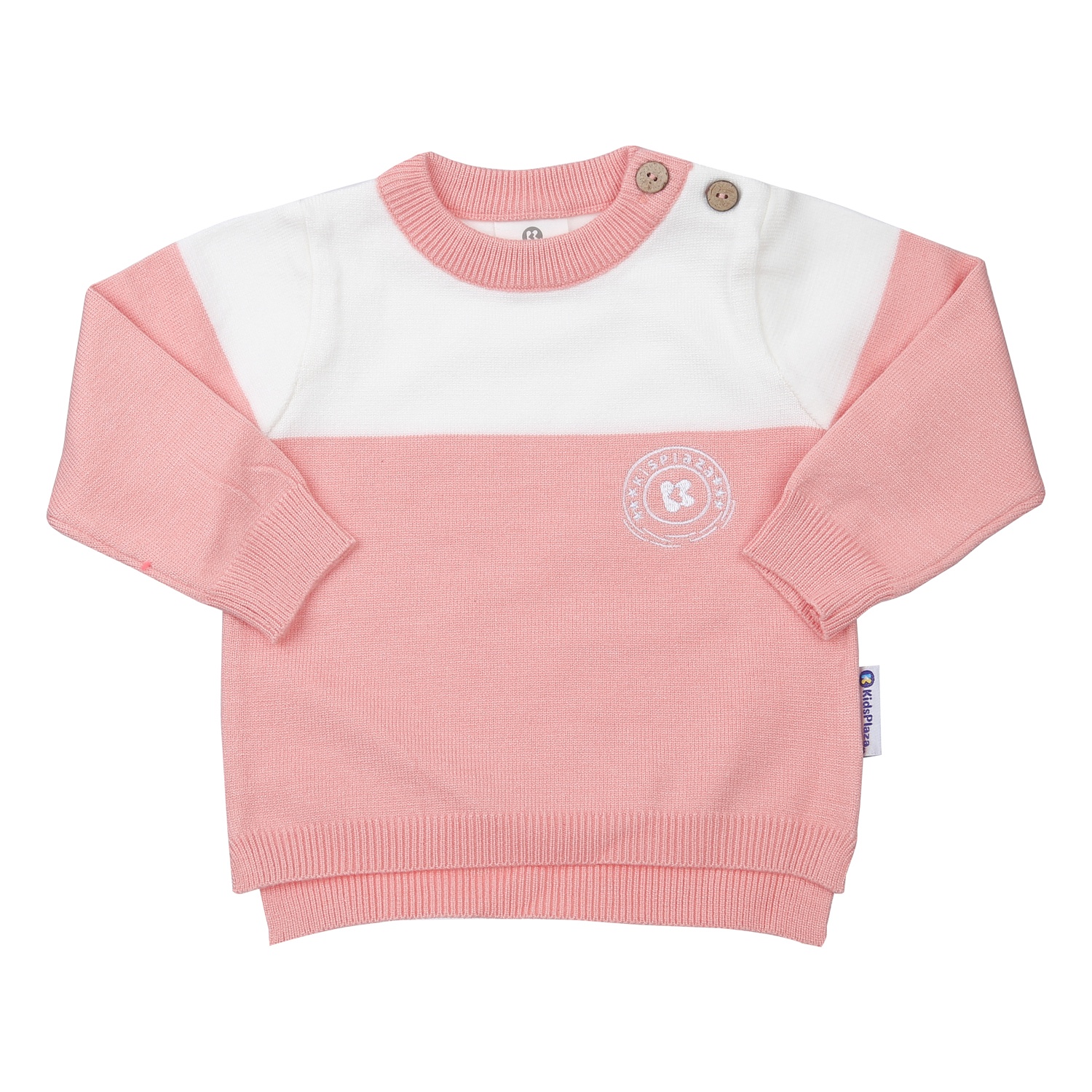 Áo len cài vai bé gái KidsPlaza ND23D (Hồng) hình 1