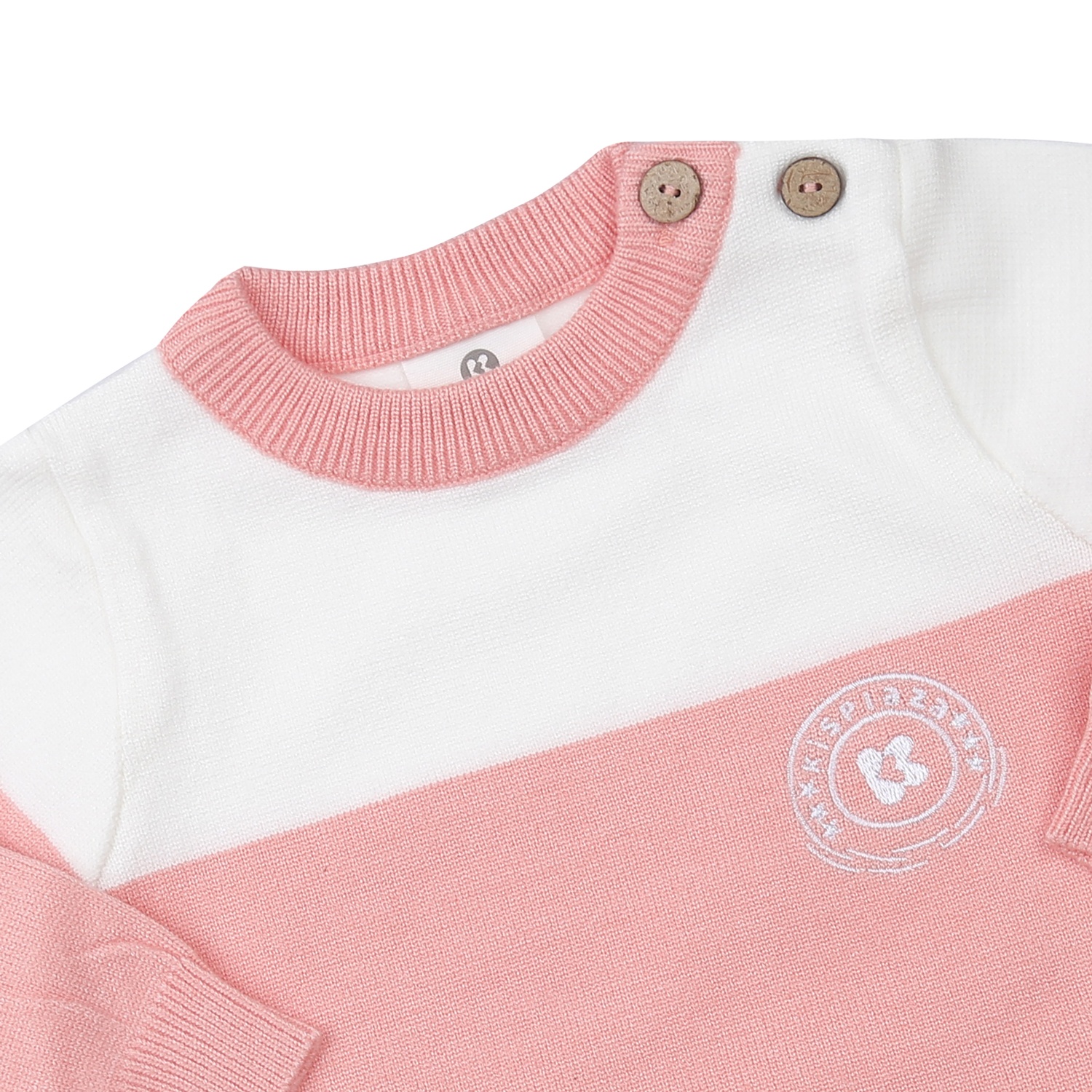 Áo len cài vai bé gái KidsPlaza ND23D (Hồng) hình 2