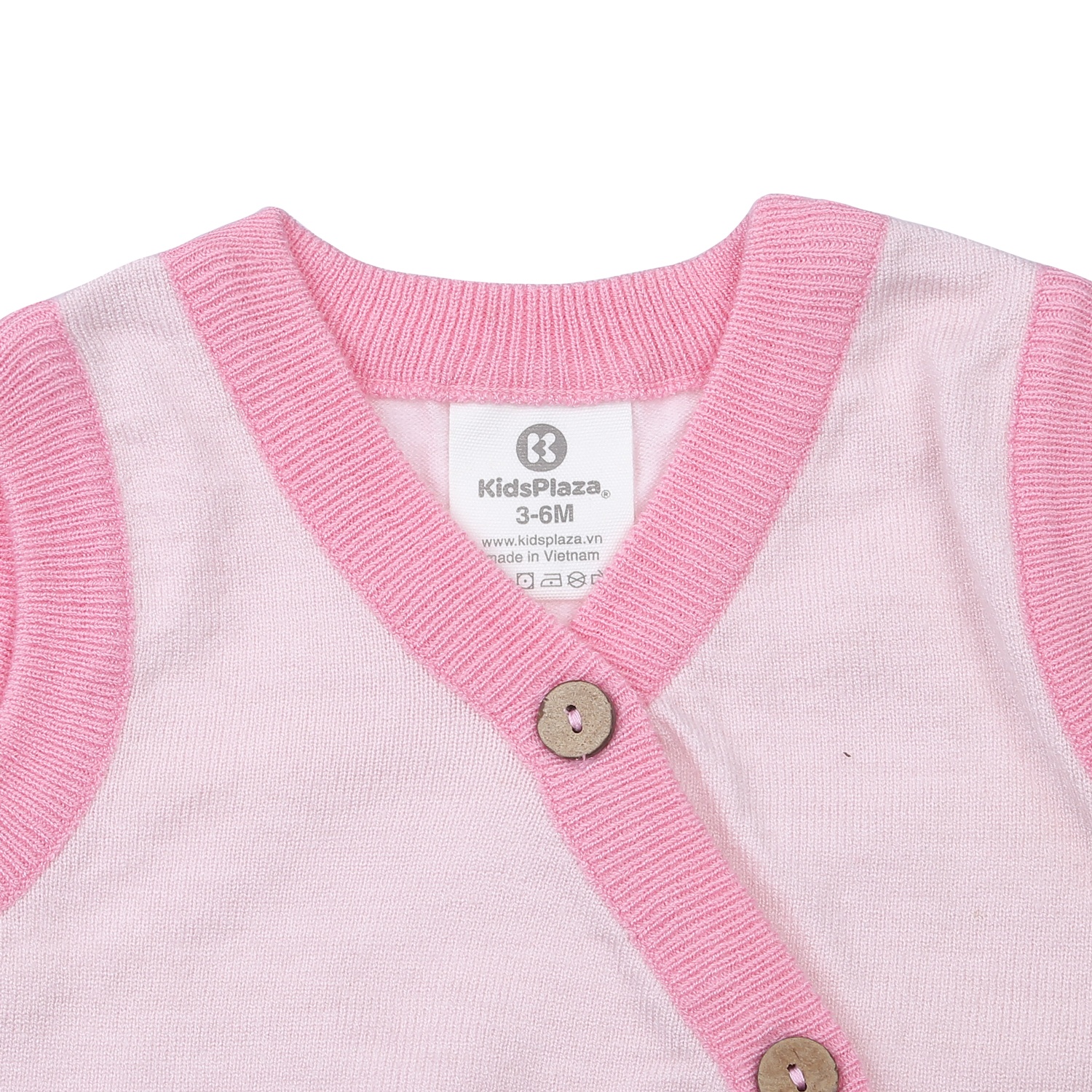 Áo len gile bé gái KidsPlaza ND23D (Hồng đậm) hình 2