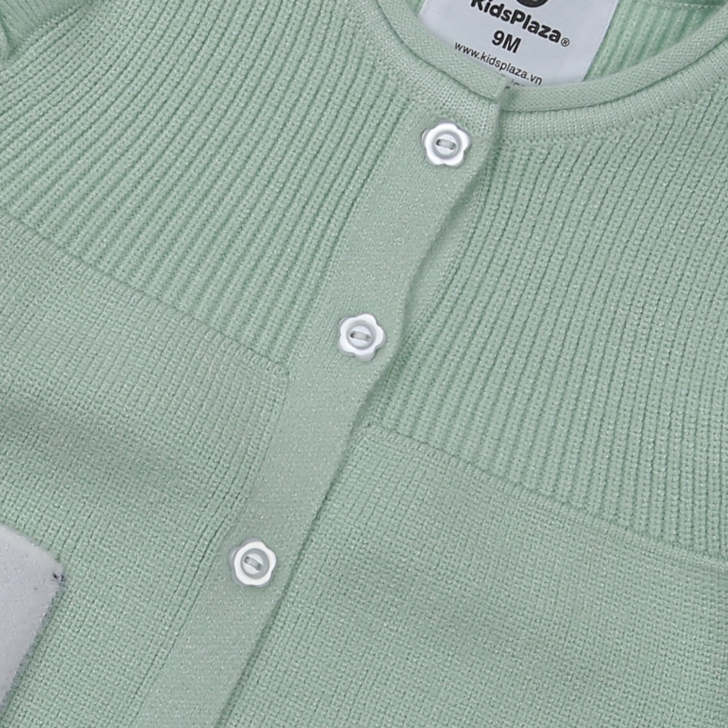 Áo len gile cài giữa bé gái KidsPlaza túi mèo HN23D (Xanh)