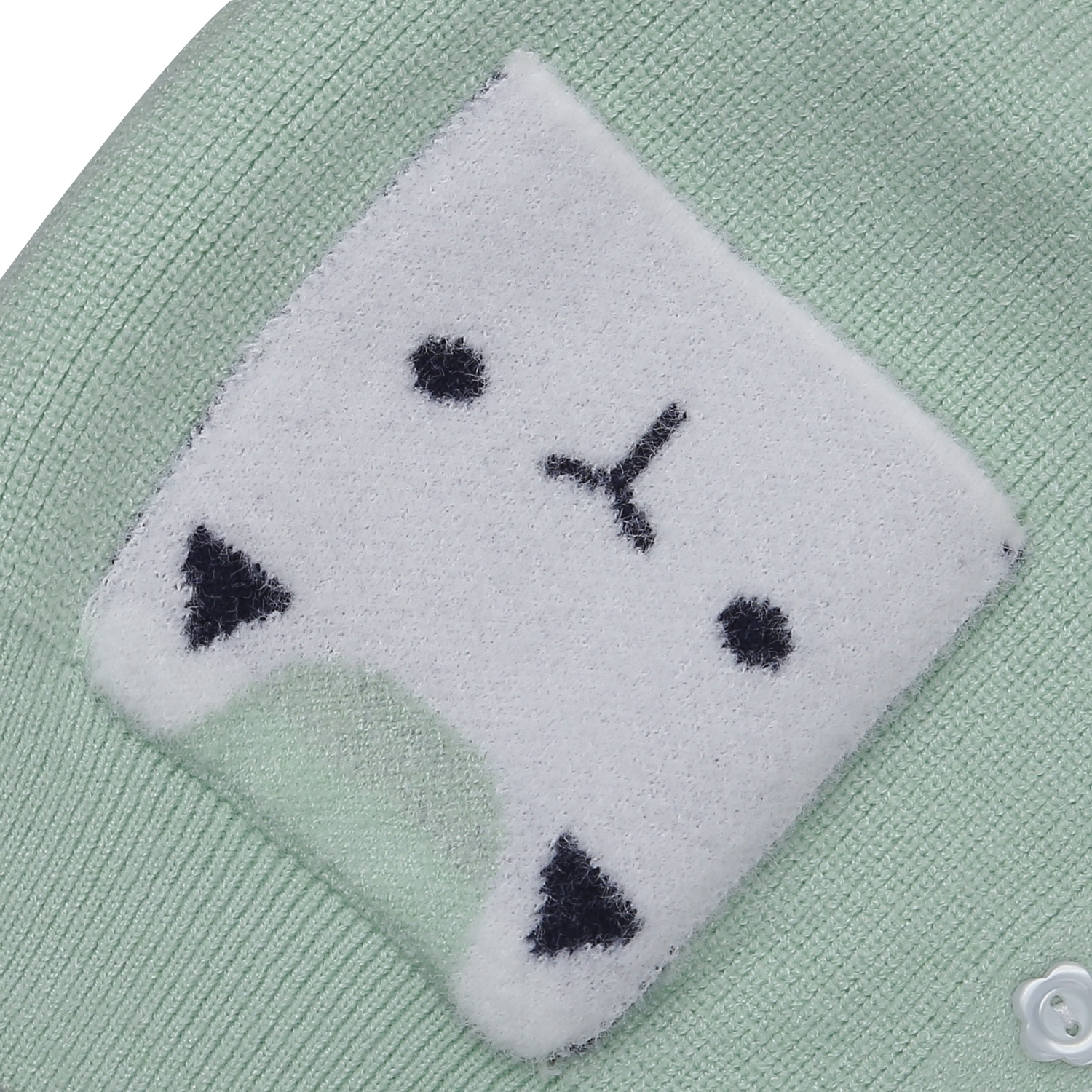 Áo len gile cài giữa bé gái KidsPlaza túi mèo HN23D (Xanh)