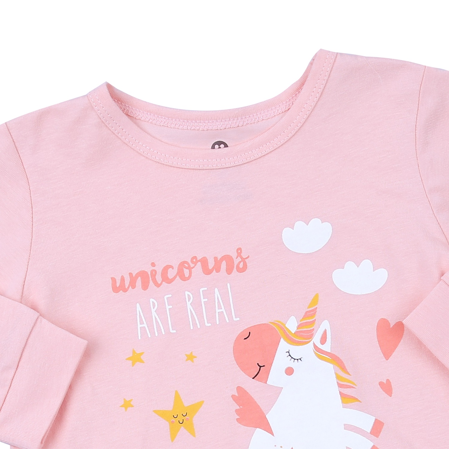 Bộ dài tay bé gái KidsPlaza in ngựa M23T (Hồng) hình 3