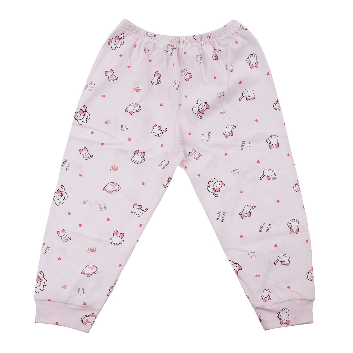 Bộ quần áo dài tay bé gái KidsPlaza in mèo M23T (Hồng) hình 5