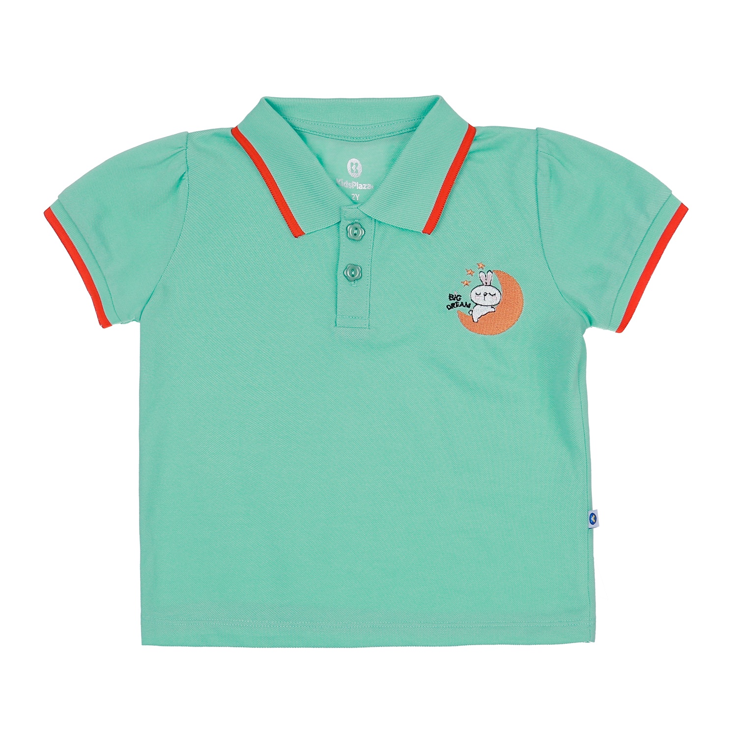 Set váy polo KidsPlaza thêu thỏ HN23H (Xanh) hình 2