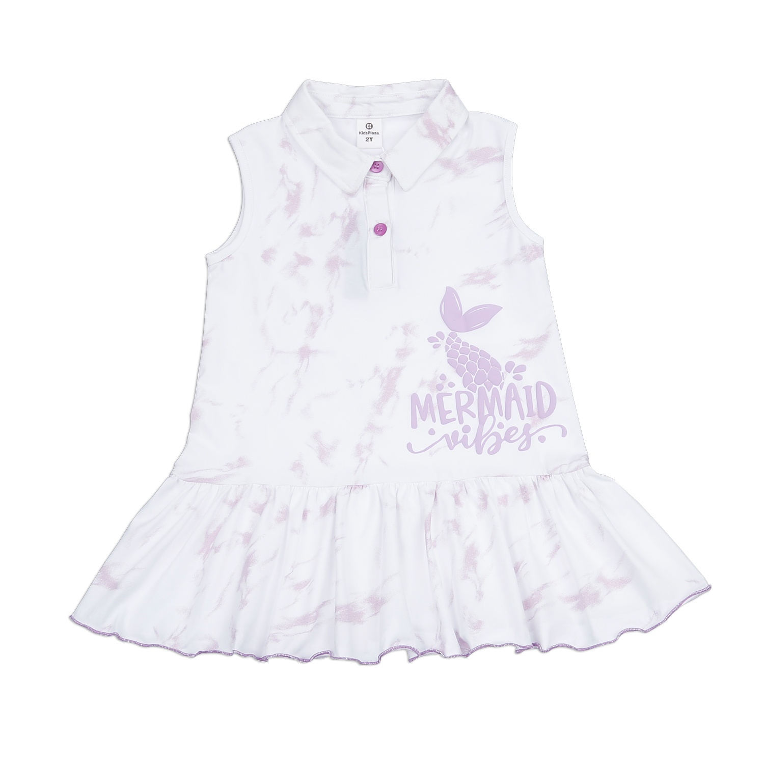 Váy đuôi cá KidsPlaza in thỏ M23H (Trắng tím)