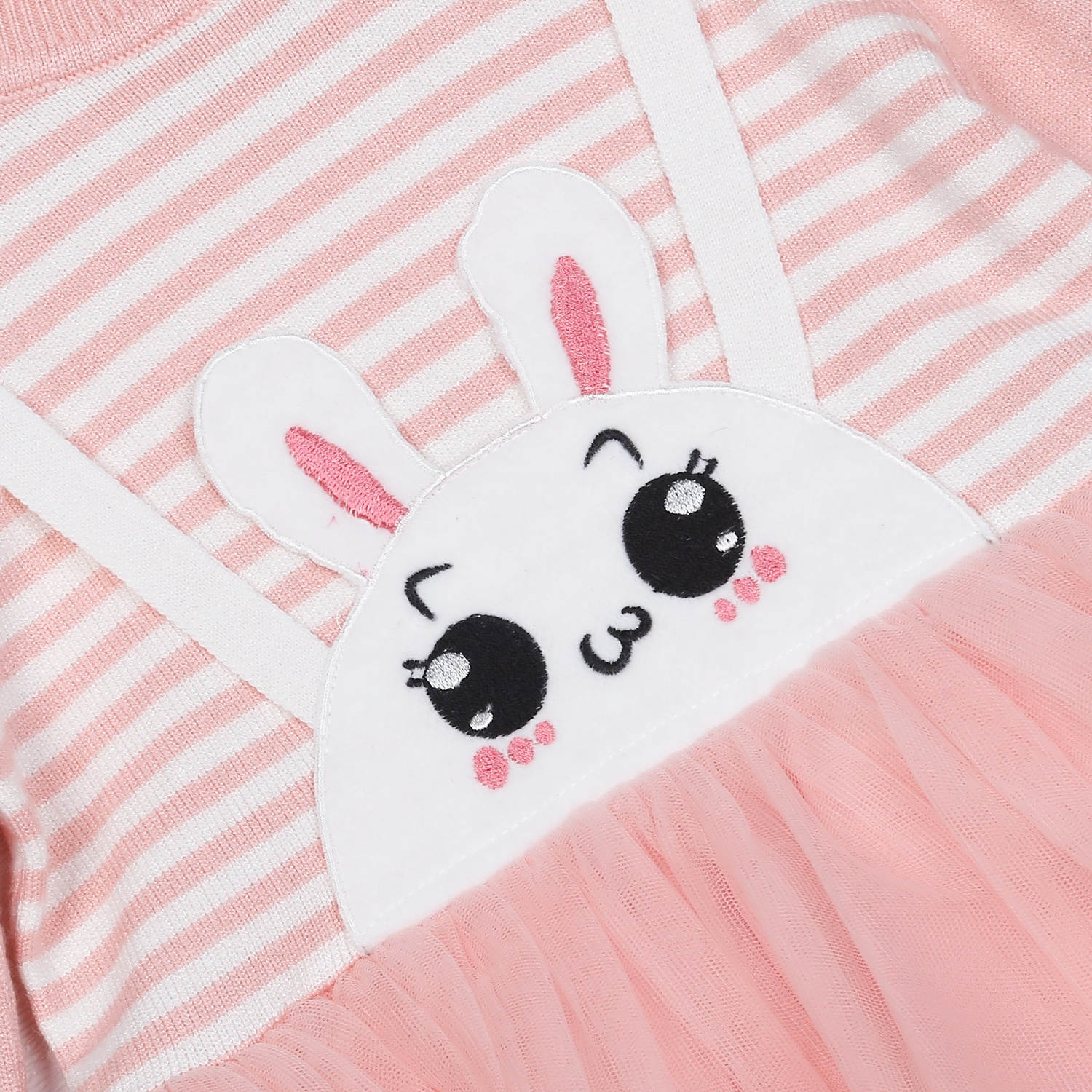 Váy len dài tay KidsPlaza in hình thỏ HN23D (Hồng)