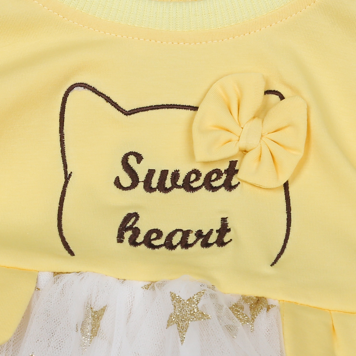 Váy tutu bé gái KidsPlaza tai gấu AT23H (Vàng) hình 2