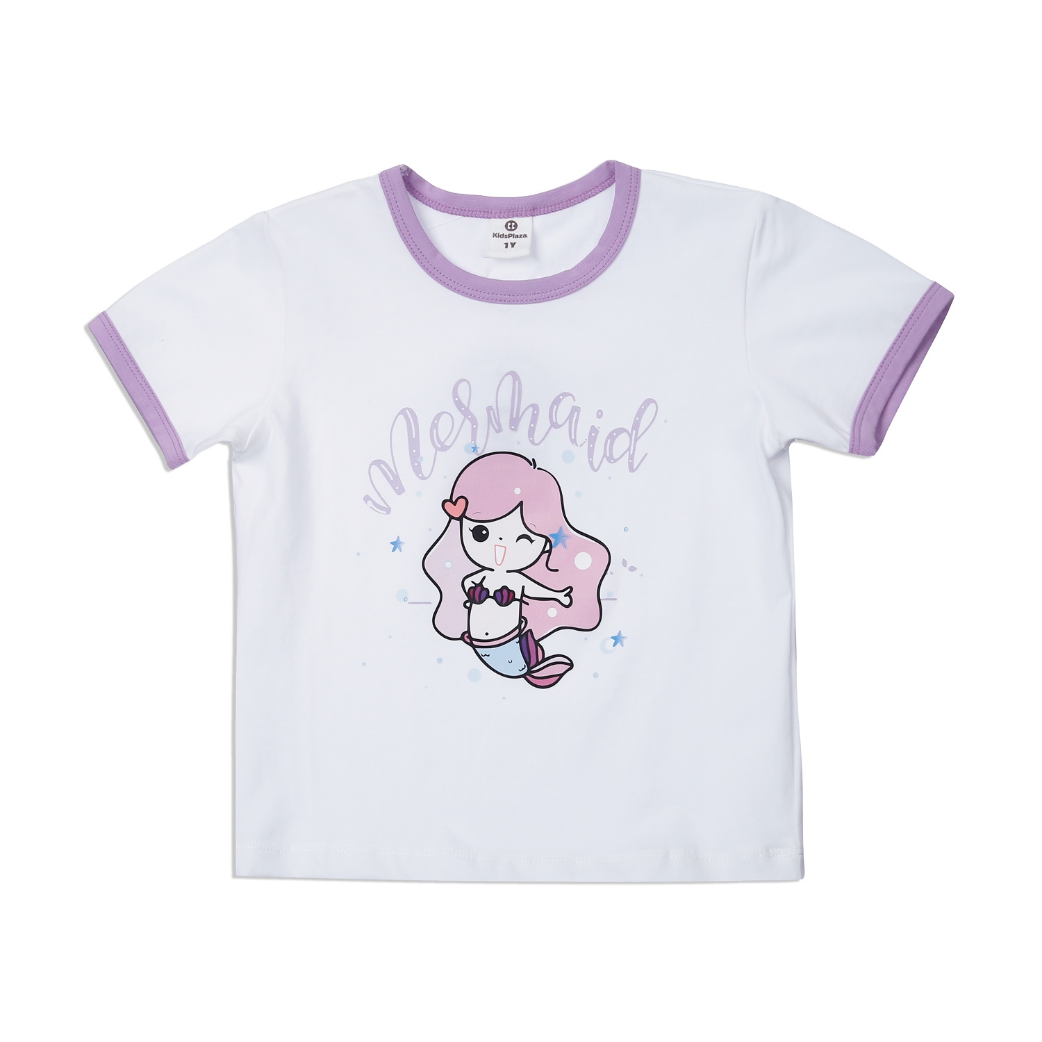 Áo cộc tay bé gái KidsPlaza cổ tròn in Elsa M23H