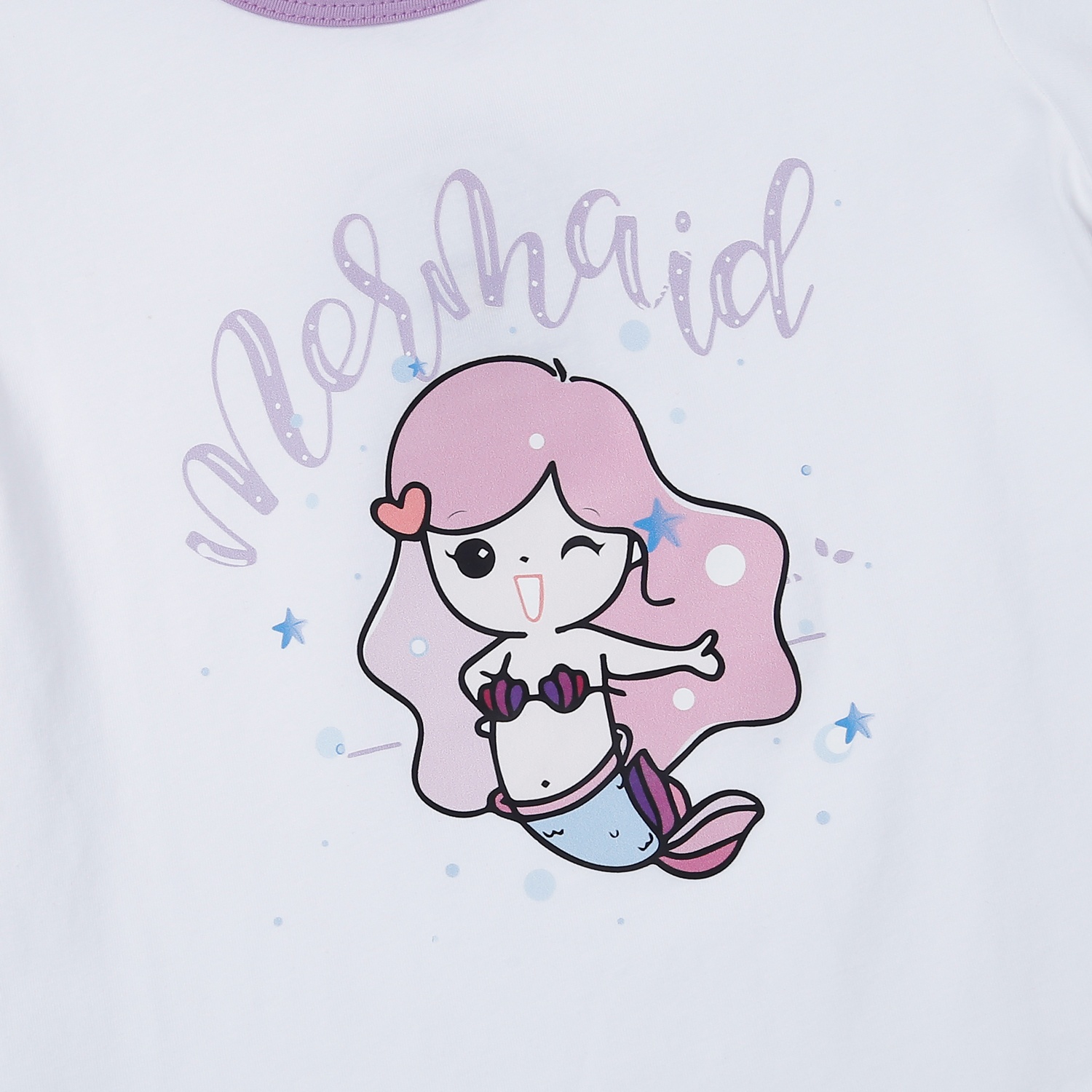 Áo cộc tay bé gái KidsPlaza cổ tròn in Elsa M23H